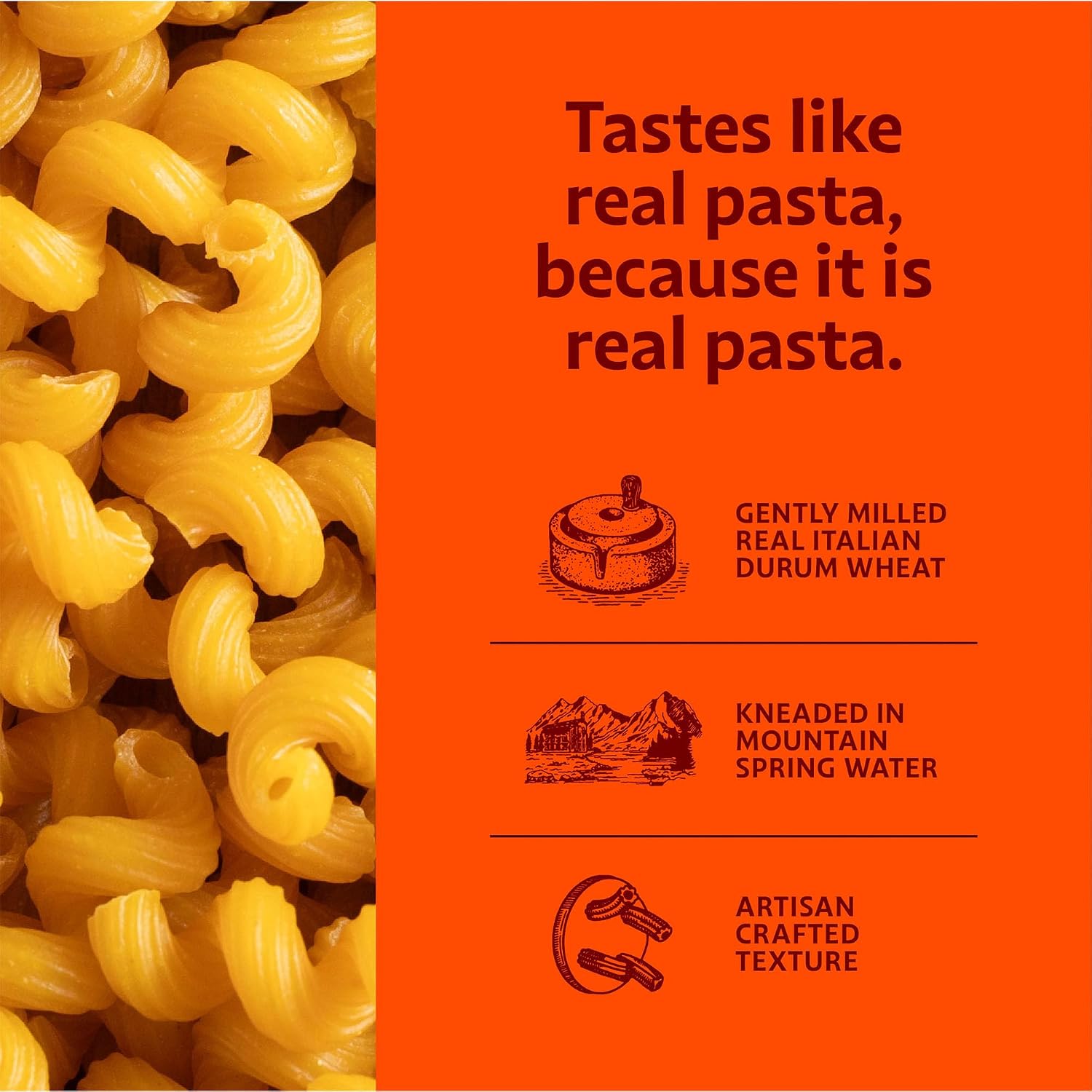 Brami Curly Macaroni Protein Pasta, 12 OZ