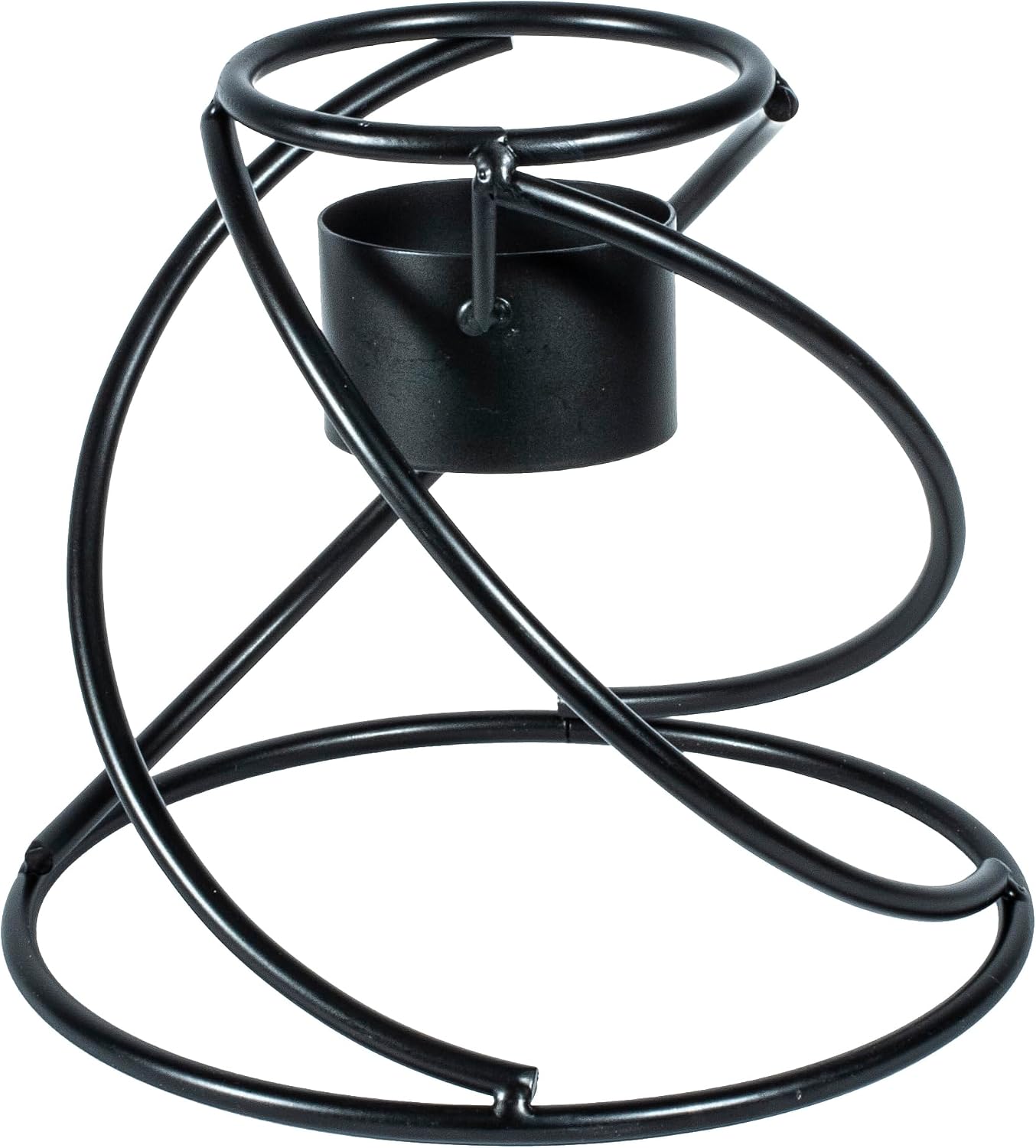 Echo Valley 9128 Helix Globe Stand, 8-Inch, Black, Small