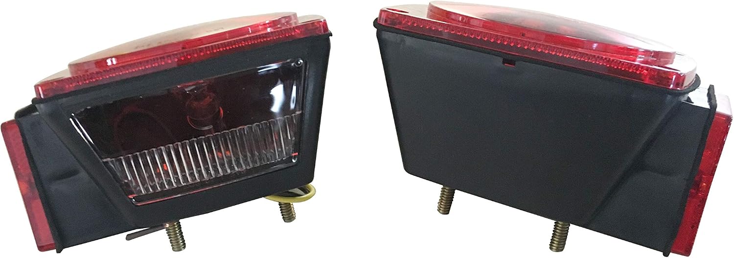 MAXXHAUL 70094 12V Incandescent Trailer Light Kit | Stop, Tail, Brake