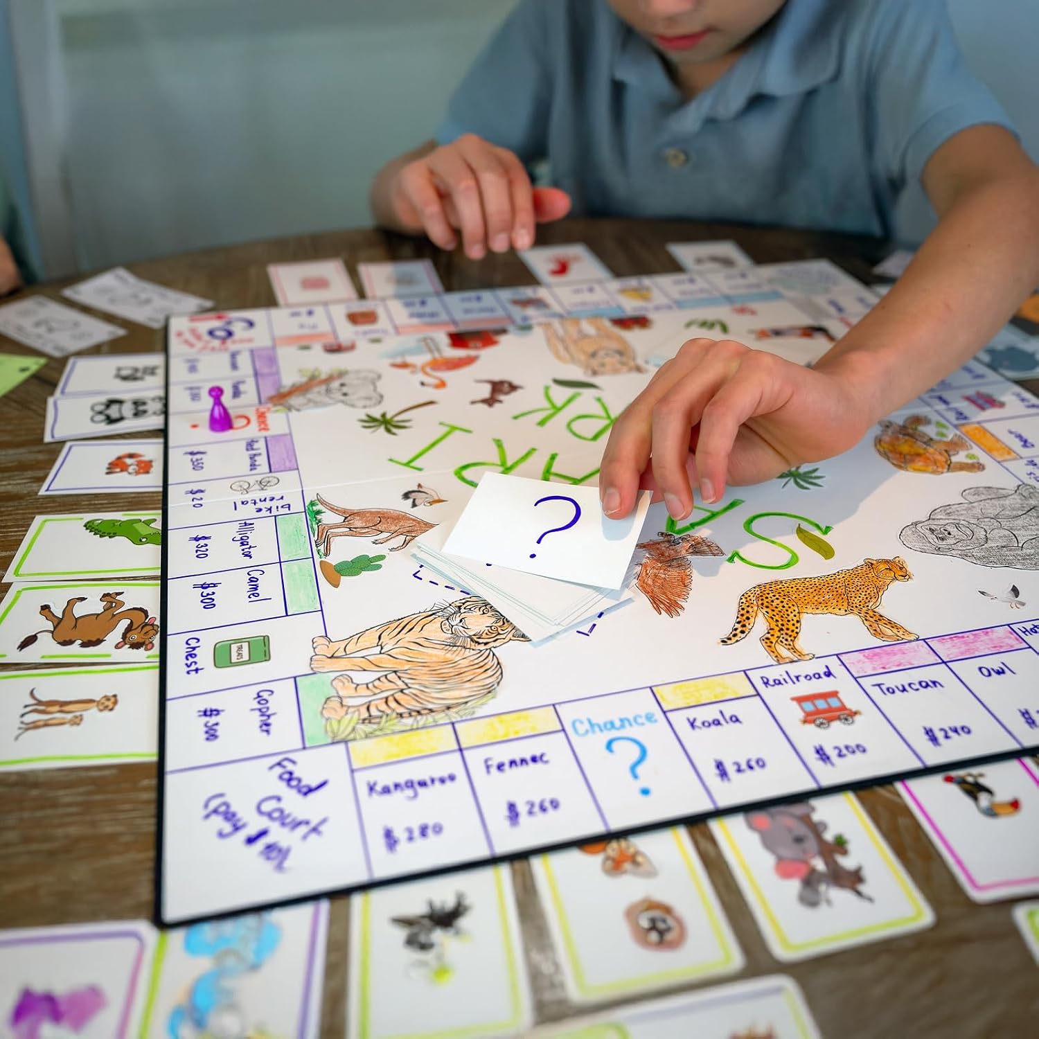 Create Your Own Opoly Board Game Kit with Blank Board & Game Pieces