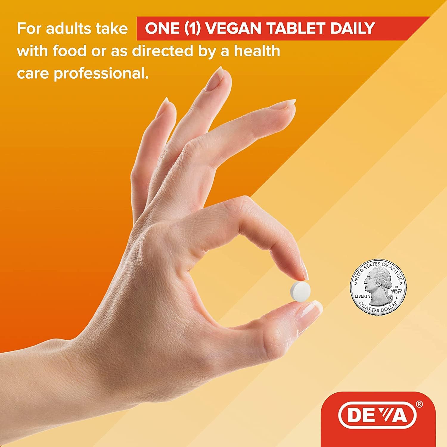 Deva Vegan Vitamins Vitamin D 800Iu Vegan 90 Tab