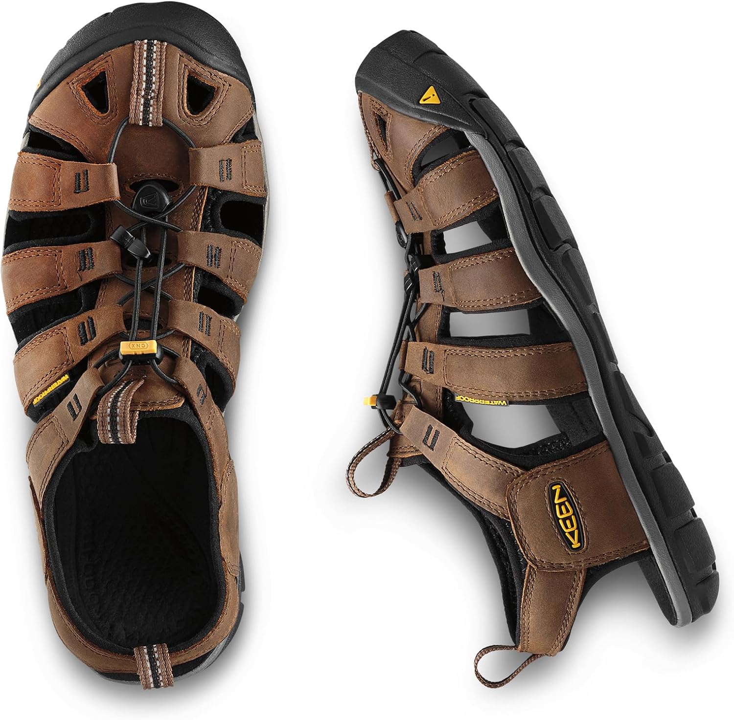 KEEN Men's Clearwater CNX Closed Toe Lightweight Adventure Hiking and Water Sandals