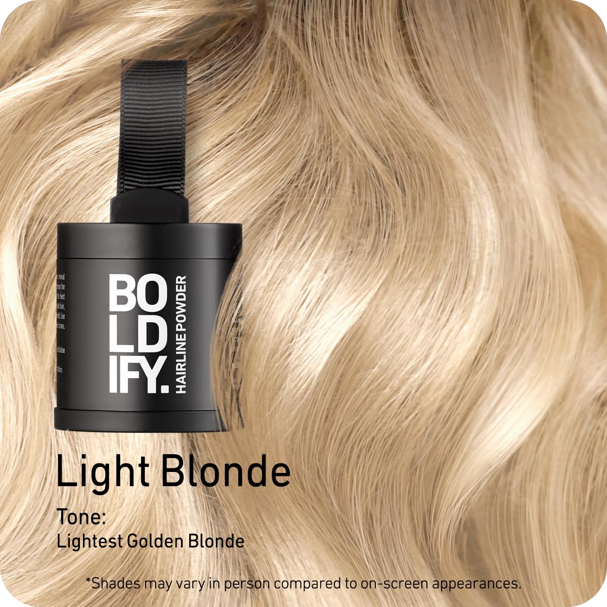 Boldify Hairline Powder, Root Touch Up Hair Color Dark Brown 4g