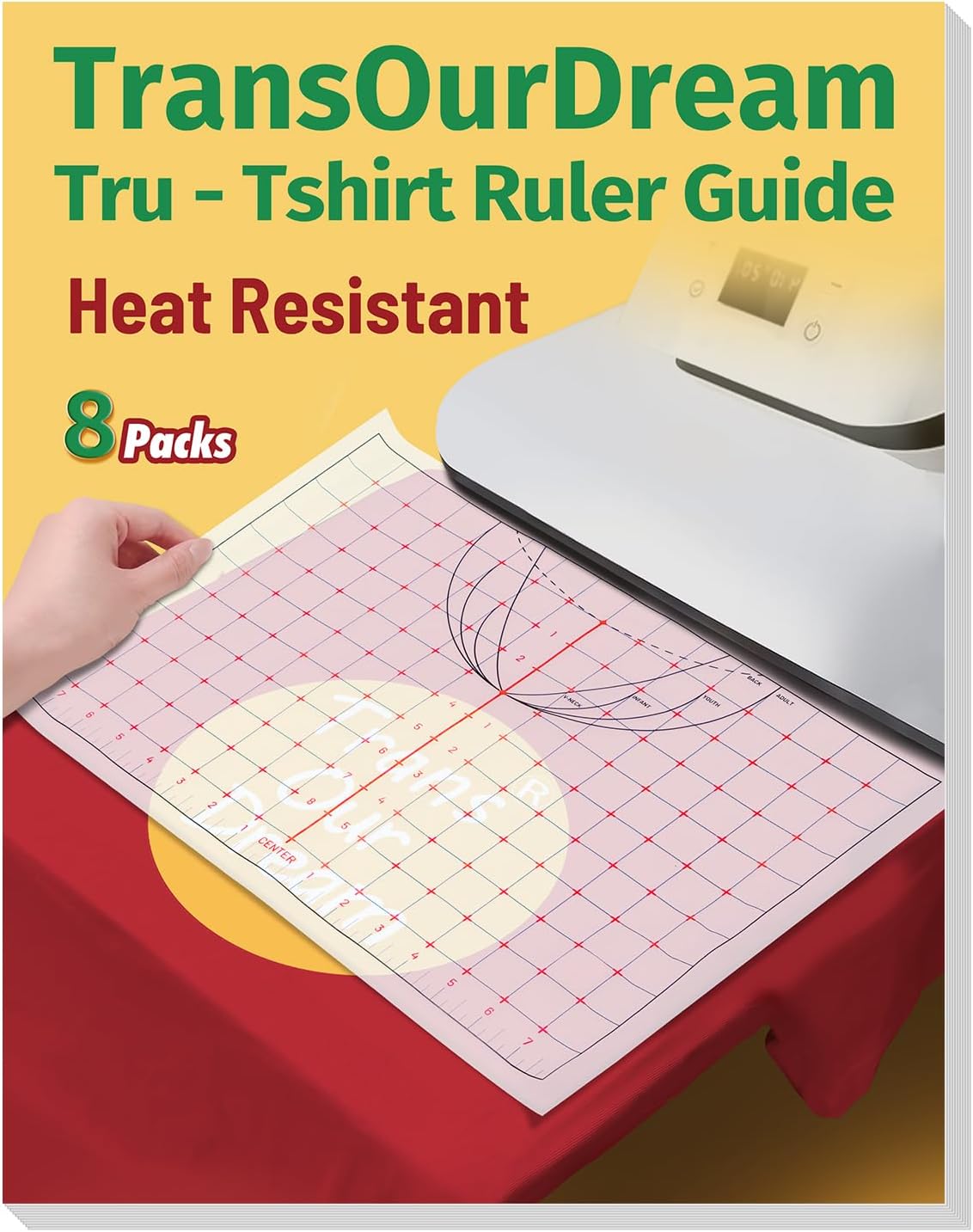 TransOurDream Upgraded Iron on Heat Transfer Paper for T Shirts (20 Sheets