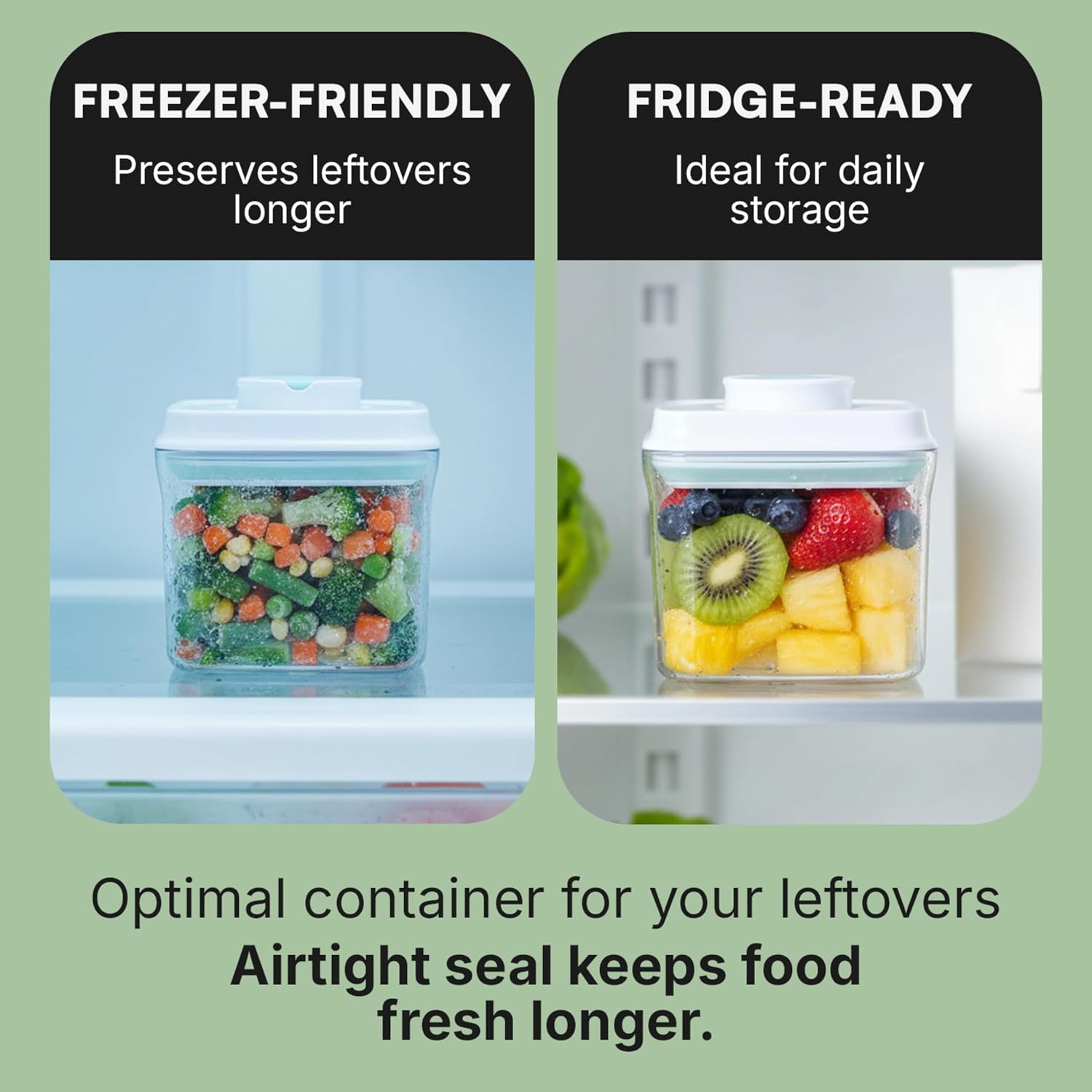 Bop Top Airtight Food Storage Containers | Pop-Top Lid | 16.5 Cups / 135 Oz