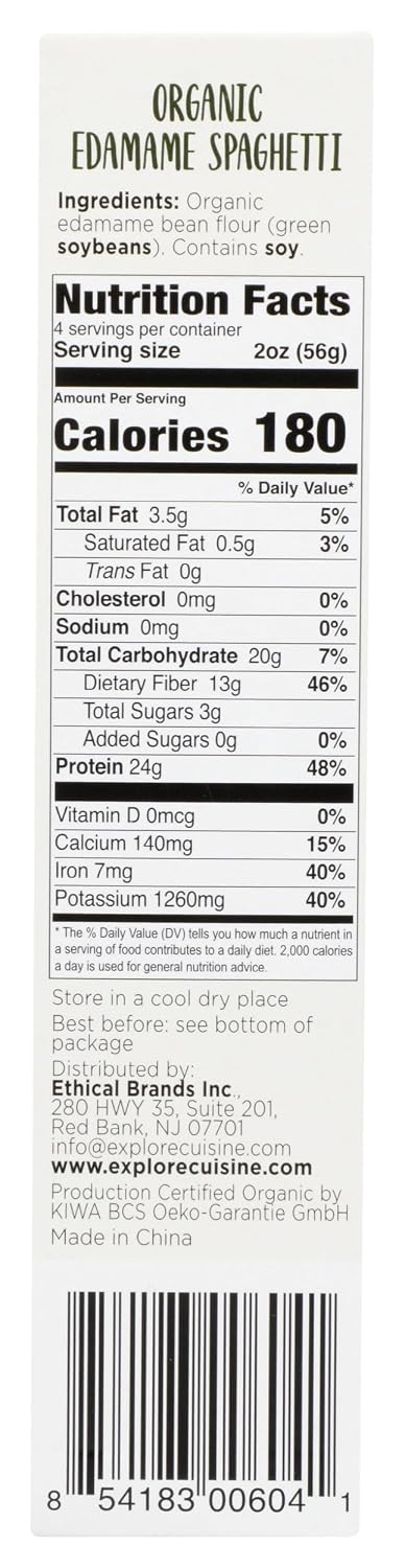 Explore Cuisine Organic Black Bean Spaghetti, 8 Oz