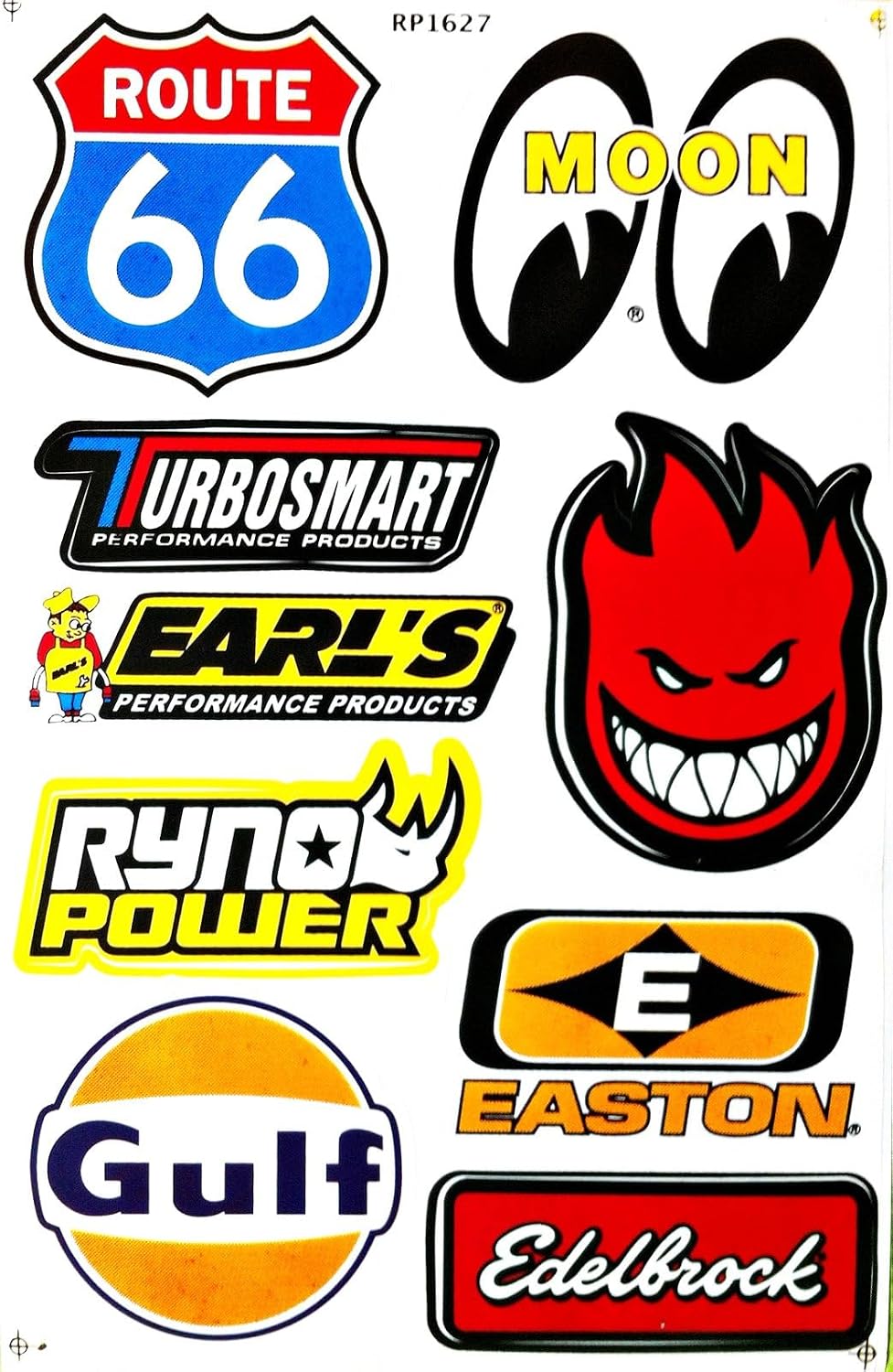 Cars Motorsport Nos Gulf Hot Rod Nascar Drag Racing Lot 6 Vinyl Graphic Decals Stickers D6094