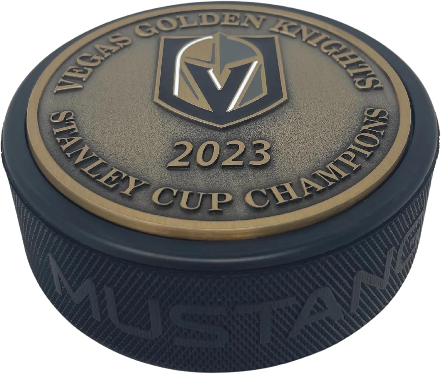 Sports Decor Stanley Cup Years Gold Medallion Puck