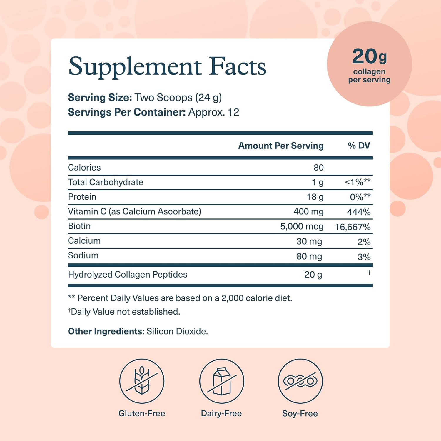 Youtheory Collagen Powder, 20g, Unflavored, 10 oz, 12-Day Supply