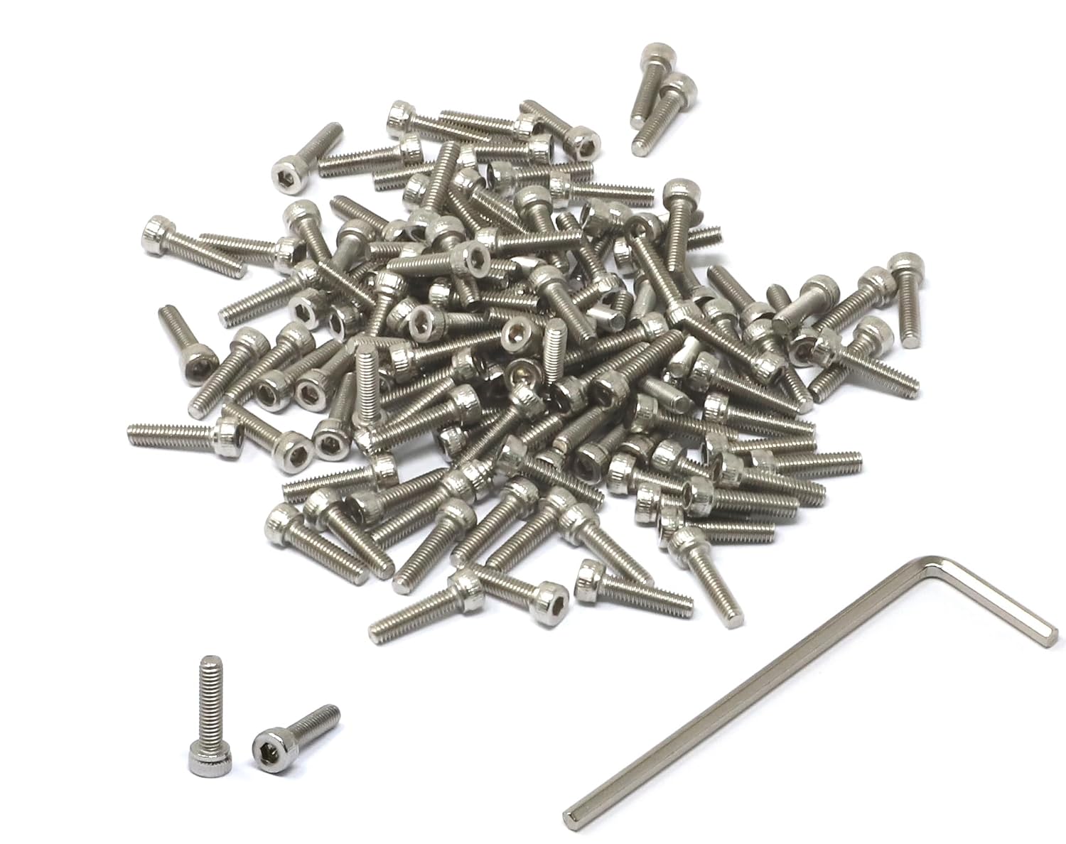 iexcell 20 Pcs M8 x 30/35/40/45/50 mm Stainless Steel 304 Hex Socket Head Cap Screws Bolts Assortment, Fully Threaded