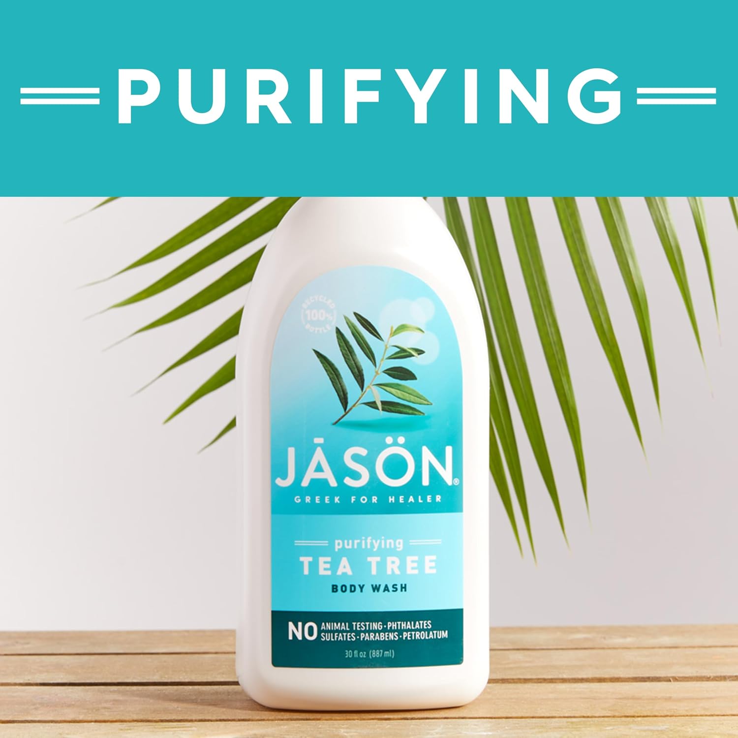 JASON Aloe Vera Shower Gel Body Wash - Soothing, Gentle Clean Feeling, 30 Fluid Ounces