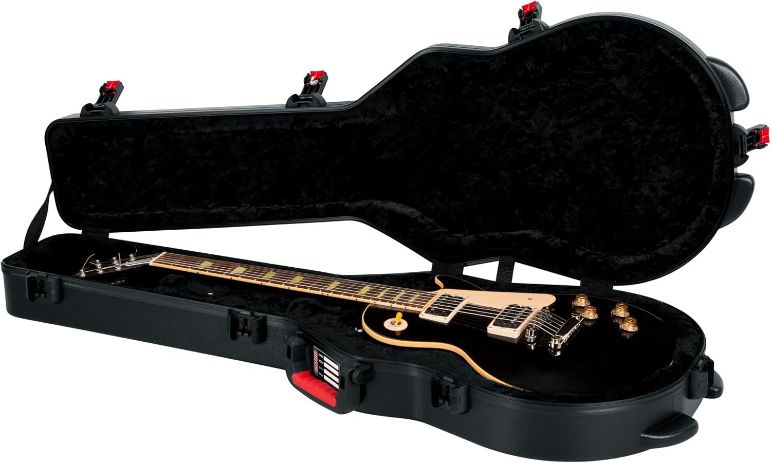 Gator Cases Molded Flight Case For SG Style Double Cut Away Guitars With TSA Approved Locking Latch, (GTSA-GTRSG)