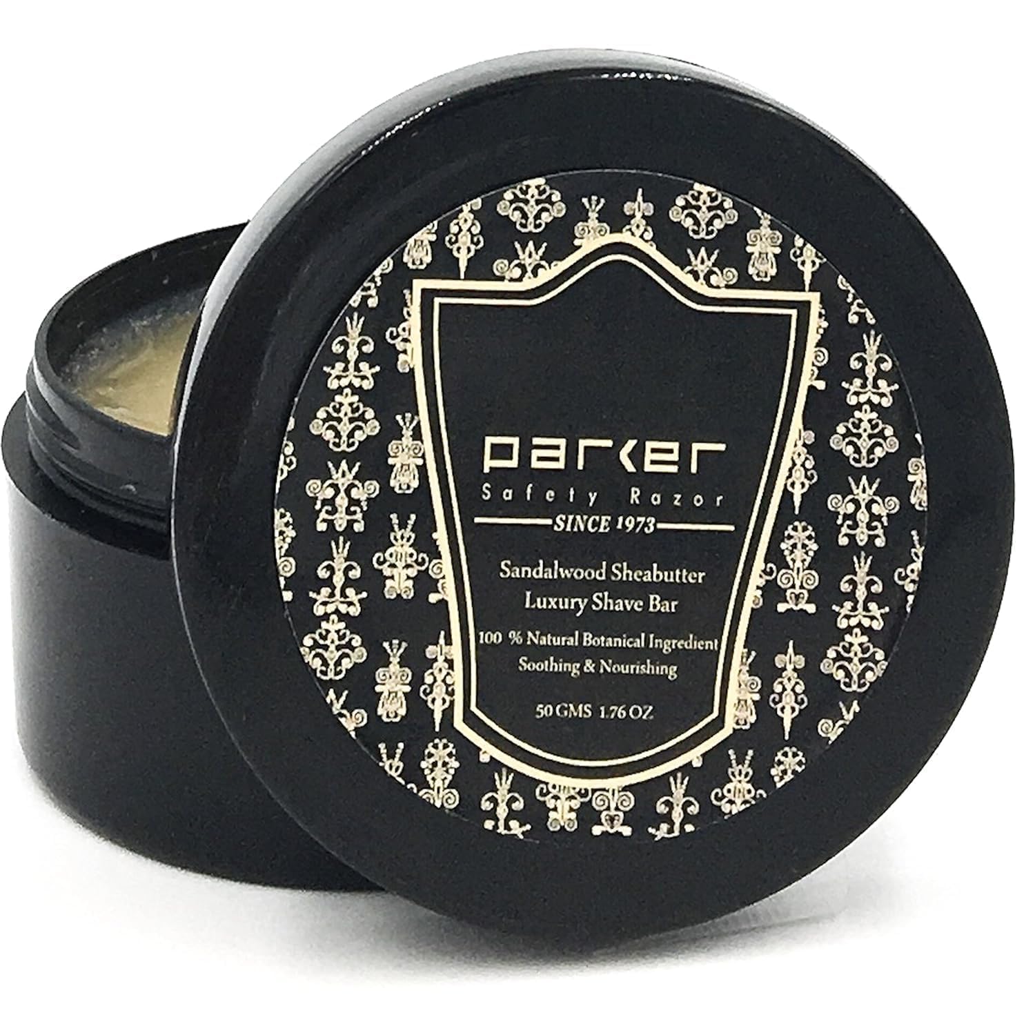 Parker Travel Pack of Sandalwood & Shea Butter Shaving Soap, 1.76 oz 2-Pack | Two 1.76 Oz Shaving Soap Bars With Sandalwood And Shea Butter