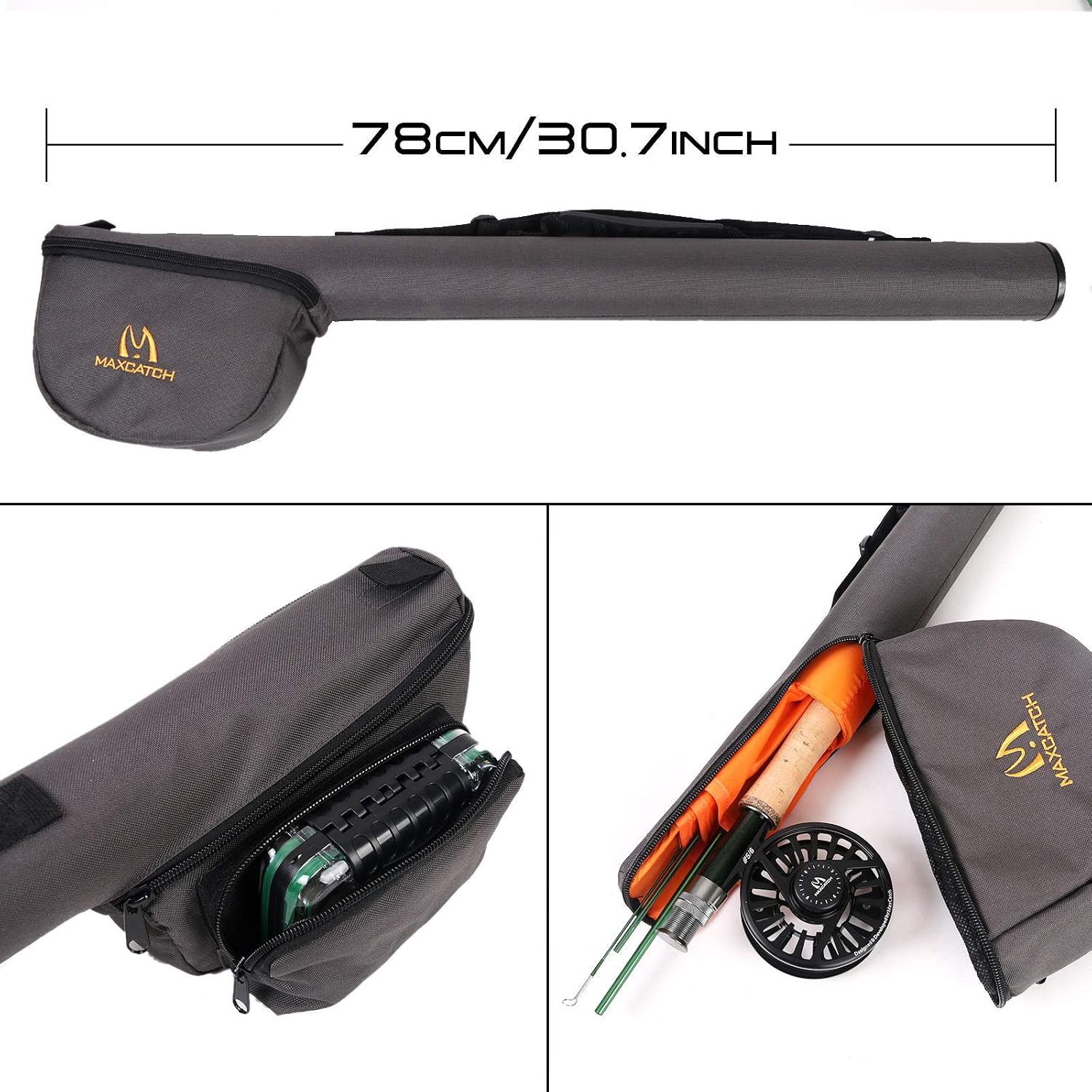 M MAXIMUMCATCH Maxcatch Premier Fly Fishing Rod and Reel Combo Complete 9' Fishing Outfit