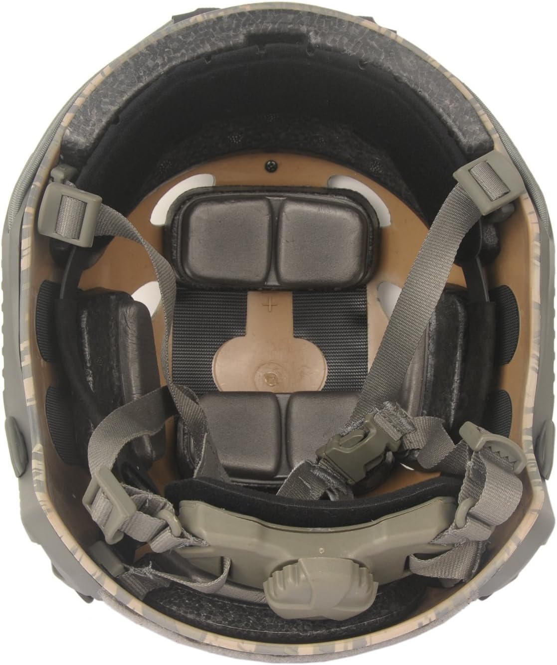 LOOGU Fast BJ Base Jump Tactical Helmet for Airsoft with 12-in-1 Headwear