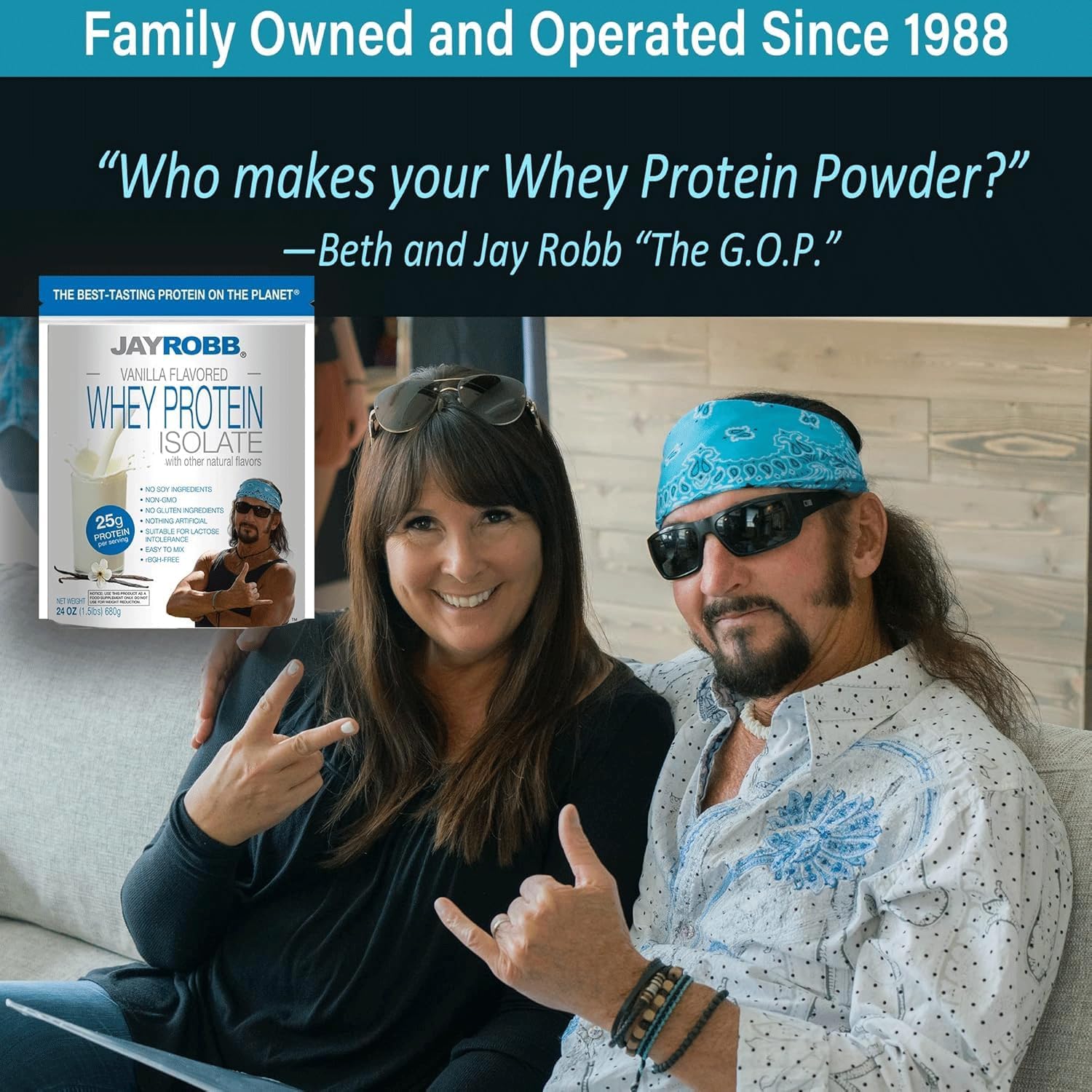 JAYROBB Whey Protein (5 Pound, Vanilla)