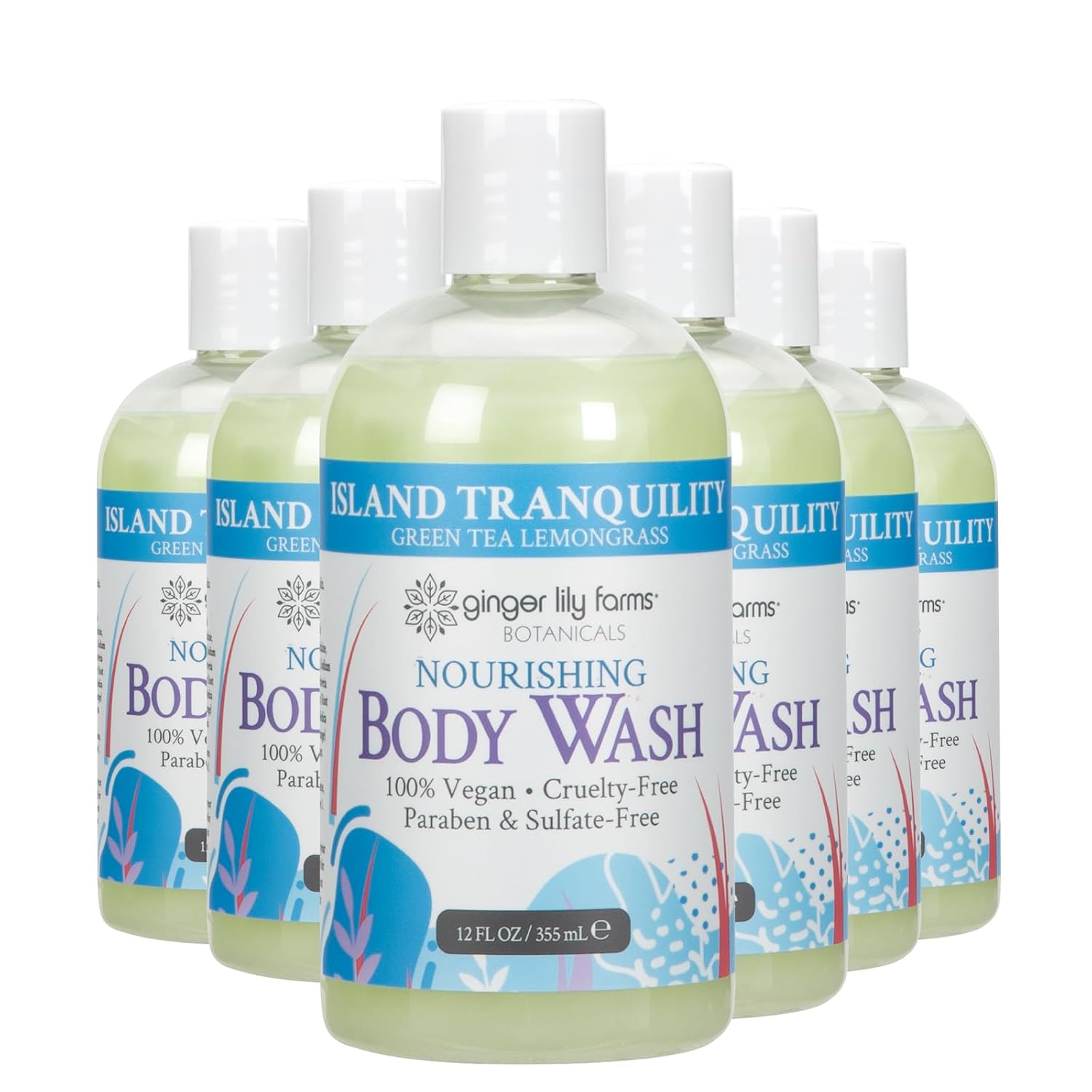 Ginger Lily Farms 1 gal Nourishing Body Wash, Citrus Blend Scent | for Hands, Body & Hair, Moisturizing Wash, Salon Wash, Spa Cleanser, Salon & Spa Essentials, Manicure & Pedicure Supplies
