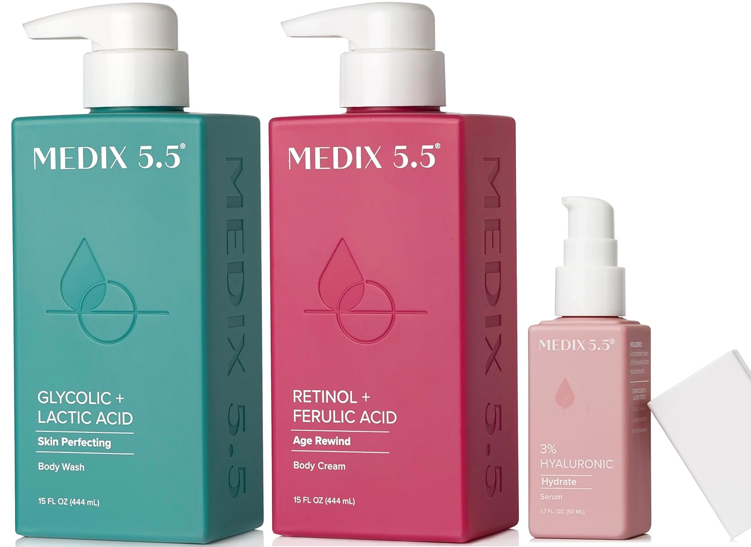 MEDIX 5.5 Collagen Cream Skin Care Face Lotion & Body Lotion For Dry Skin | Anti Aging Collagen Peptides Firming Cream Body Moisturizers Lifts, Firms, & Tightens For Younger Looking Skin, 15 Fl Oz