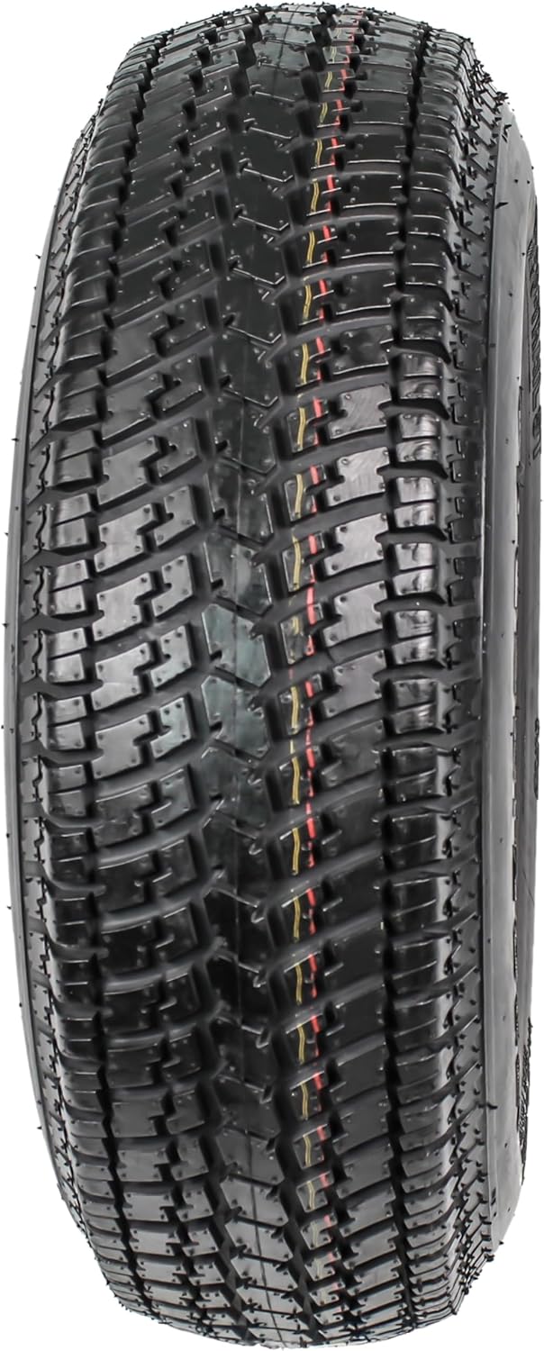 eCustomrim 2-Pack Trailer Tire Rim Assembly ST205/75D14 LRC 5 Lug White | 14 Inch 205/75D14 Load Range C 6 Ply Tire