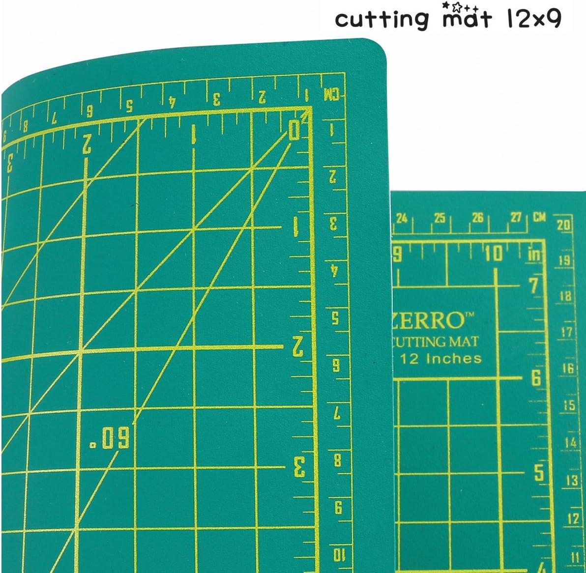 ZERRO Self Healing Cutting Mat 24" x 36", Double Sided & Non-Slip | Professional 5-Ply Rotary Mat for Scrapbooking, Fabric, Quilting, Sewing, Crafts (A1)