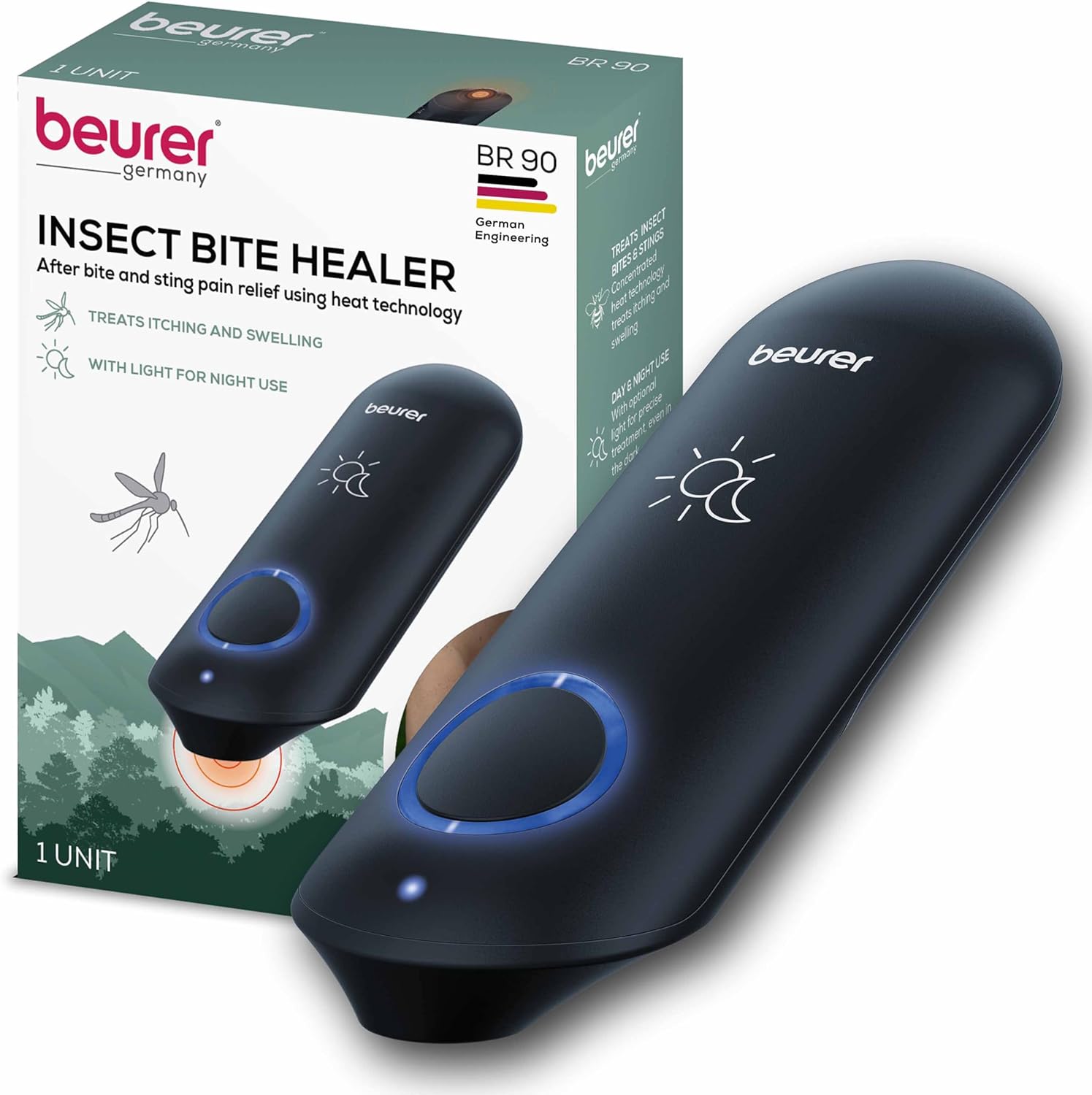 Beurer BiteX Original Insect Sting & Bite Relief BR60, Chemical-Free