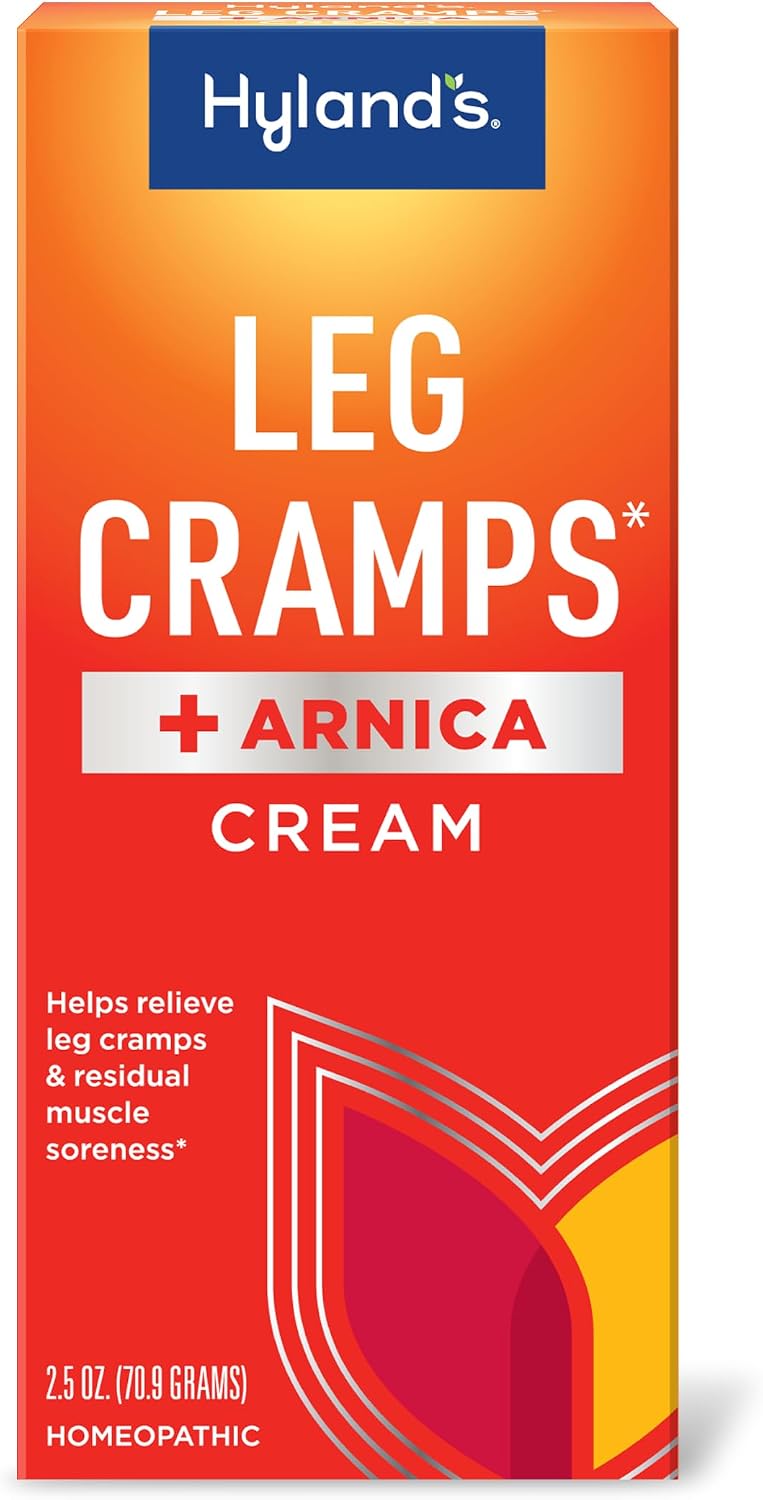 Hyland's Leg Cramps + Arnica, Natural Fast-Acting Pain Relief Cream, 2.5oz