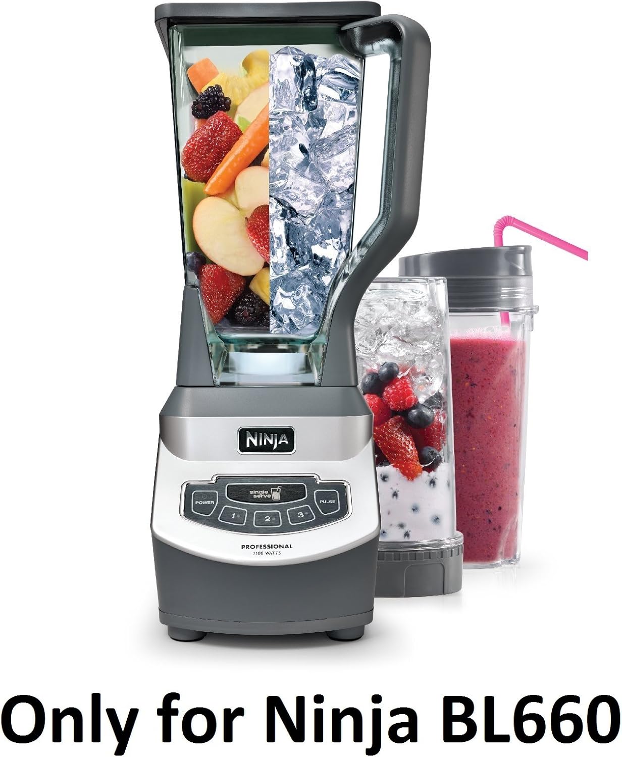 Genuine Ninja BL660 replacement parts (64oz Food Processor Bowl Attachment Kit)
