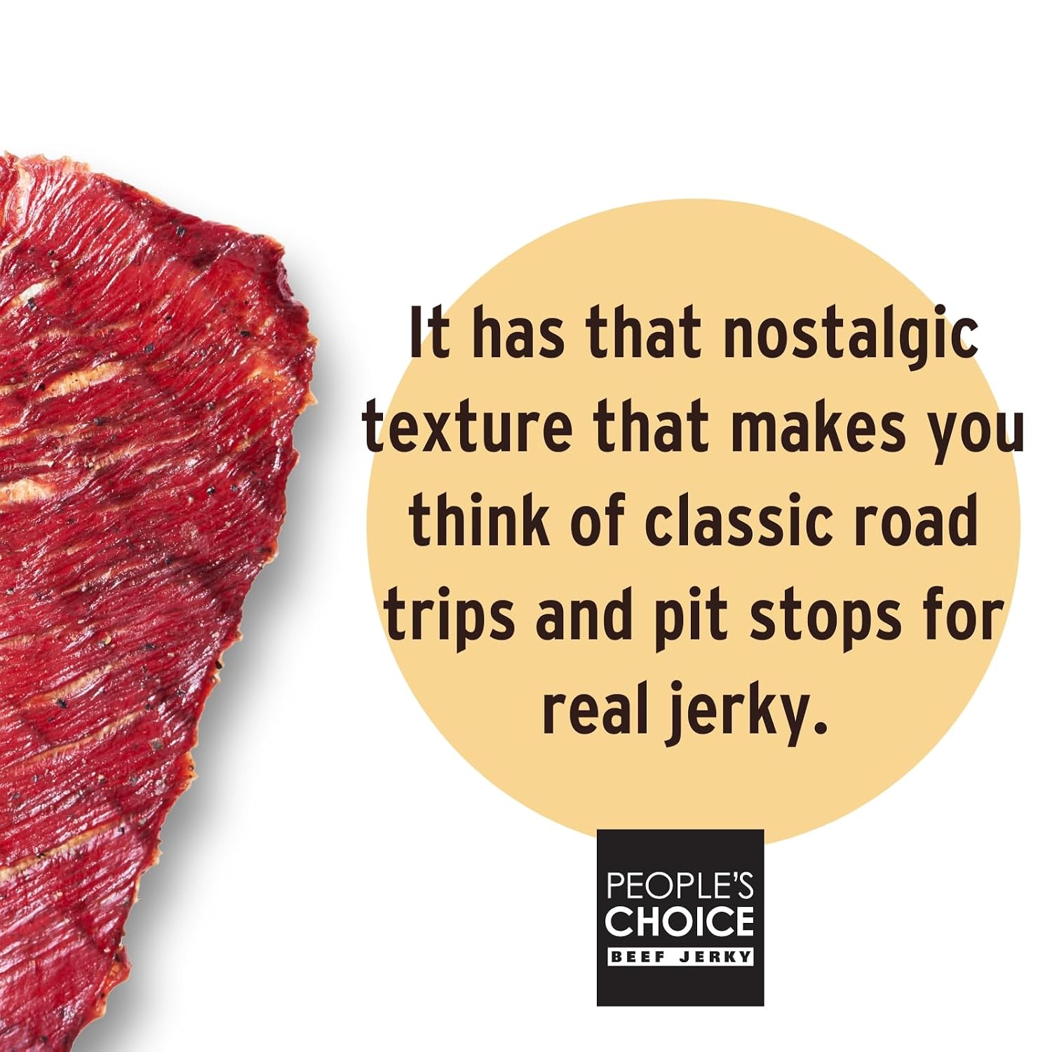 People's Choice Big Slab Beef Jerky - Whole Muscle - Hot & Spicy, 19.2 oz | Thin Sliced Slabs, 9 g Protein Per Serving, Low Sodium Recipe, 15 Count Pieces, Preservative Free, 365 Day Shelf Life