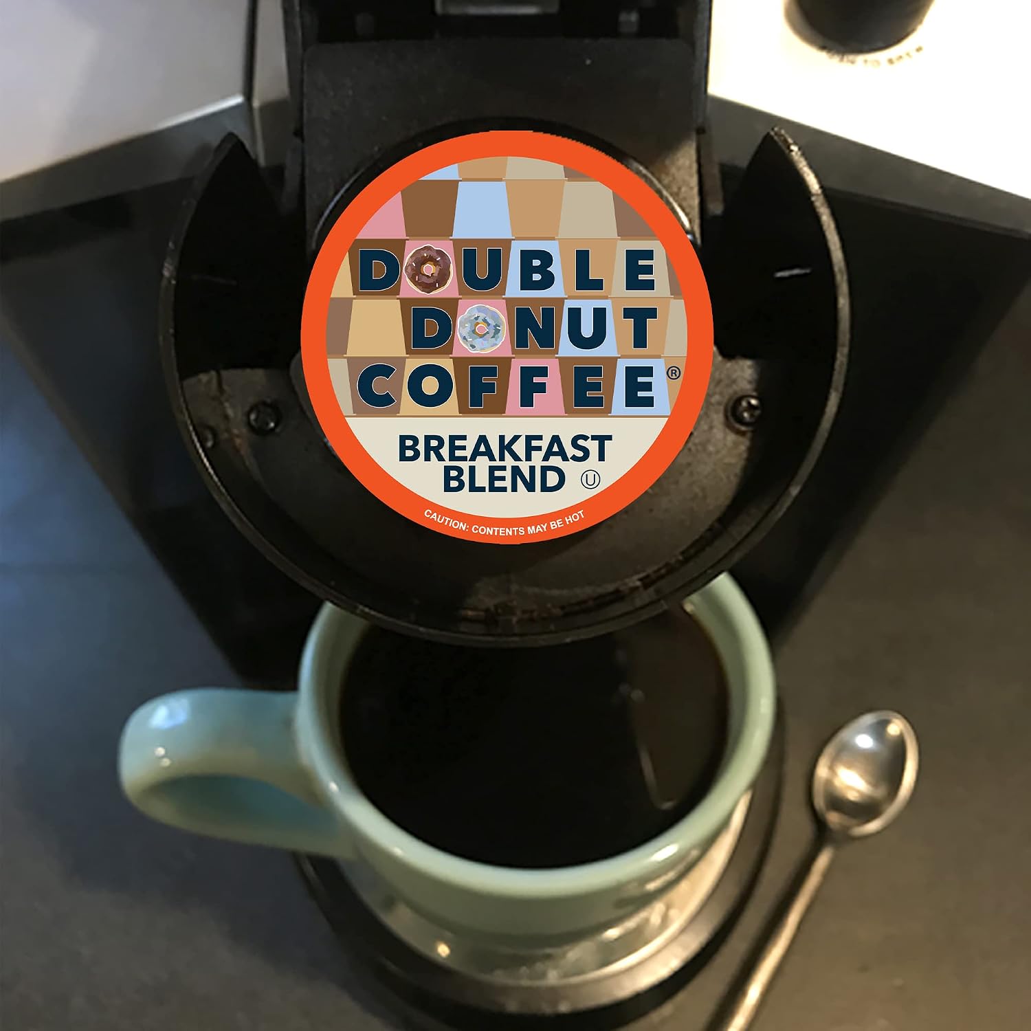 Double Donut Coffee Breakfast Blend Coffee Pods, Light Roast Coffee in Recyclable Single-Serve Pods for Keurig K Cups Brewer Machines, 80 Count Bulk Pack, original version