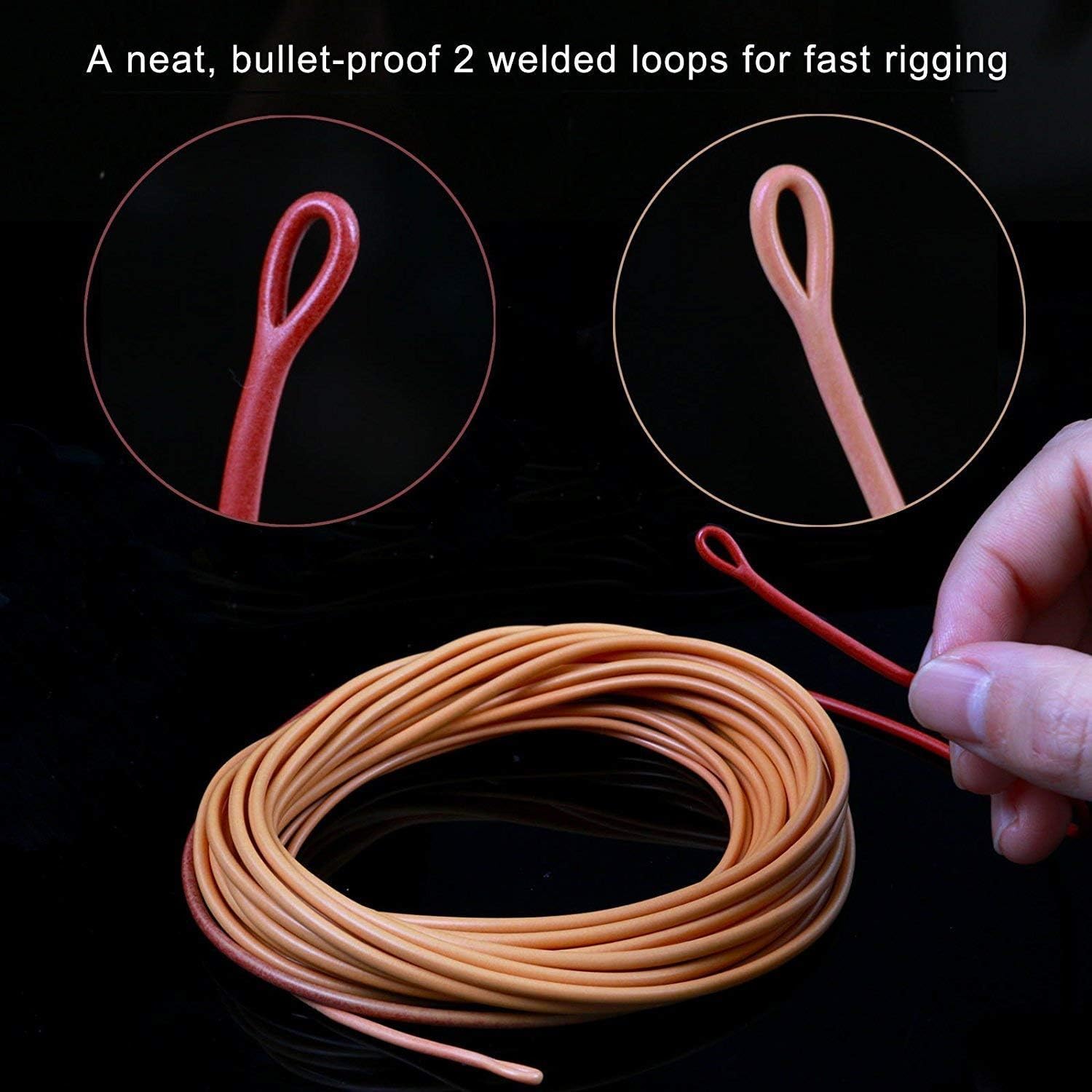 Maxcatch Skagit Shooting Head Fly Line 200GR-650GR 17FT-25FT with 2 Welded Loops