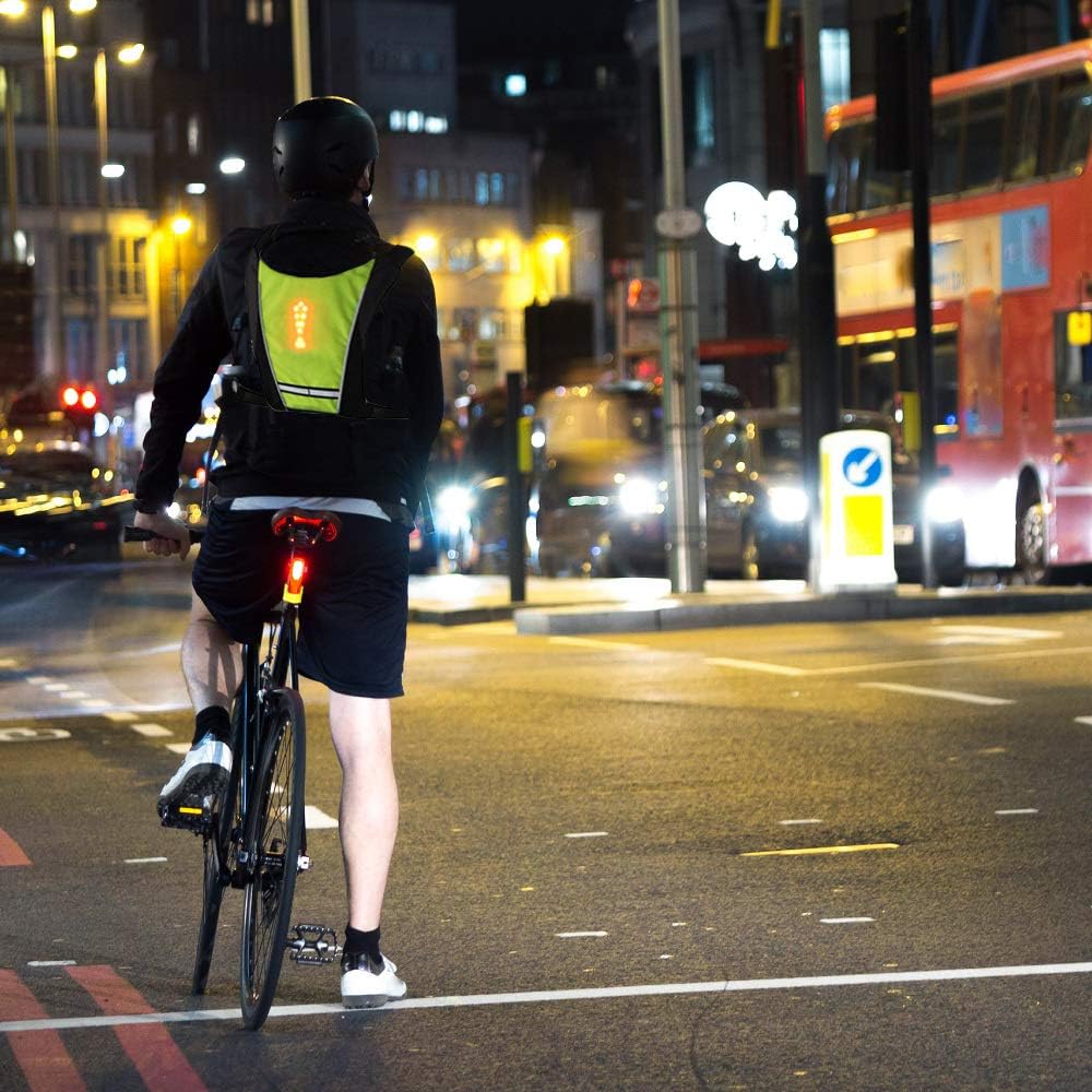 LED Turn Signal Safety Vest with Direction Indicator