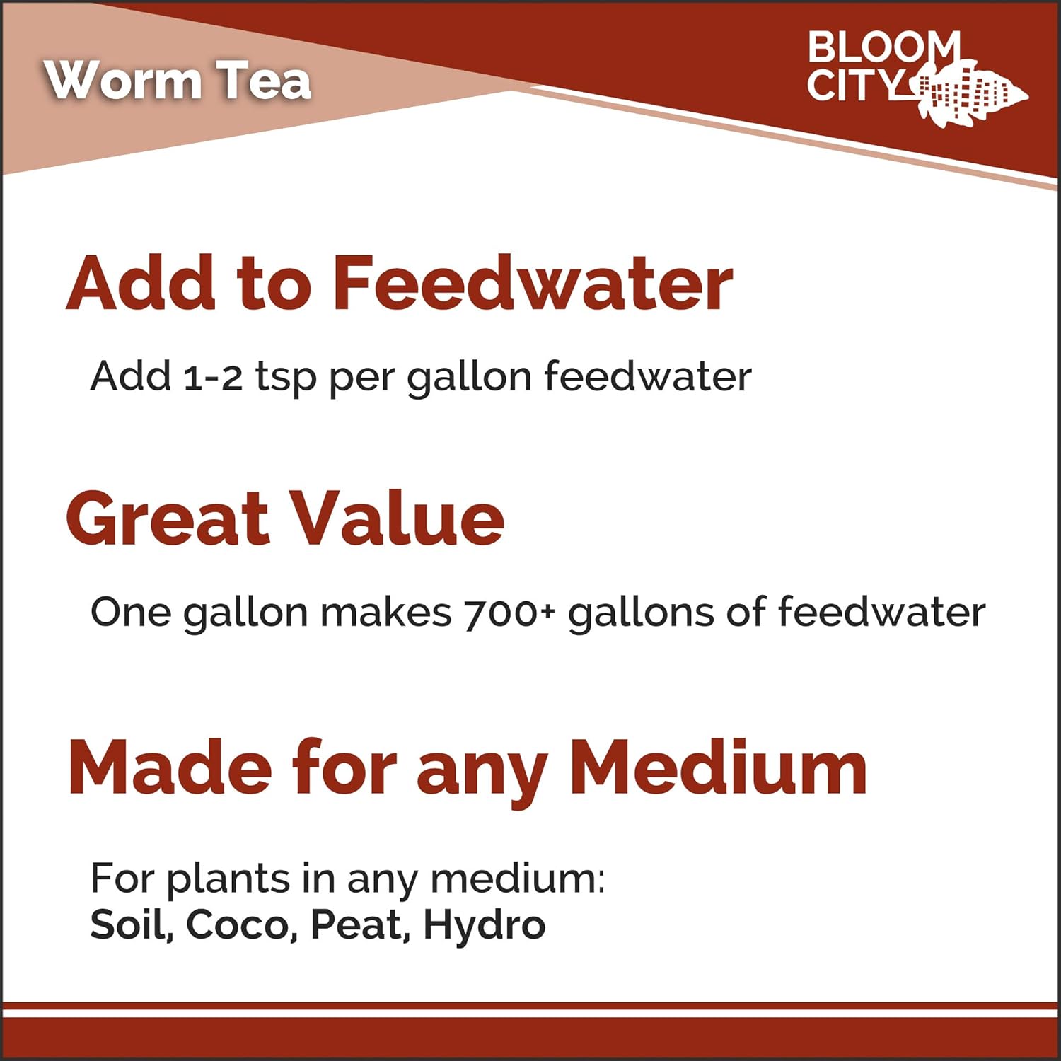 Organic Earthworm Tea Concentrate, Soil Microbe Booster, 1 Gal | For Compost & Plants, Improves Soil Health, Bokashi Bran Booster, Supports Nutrient Uptake, Easy Dilution Ratio