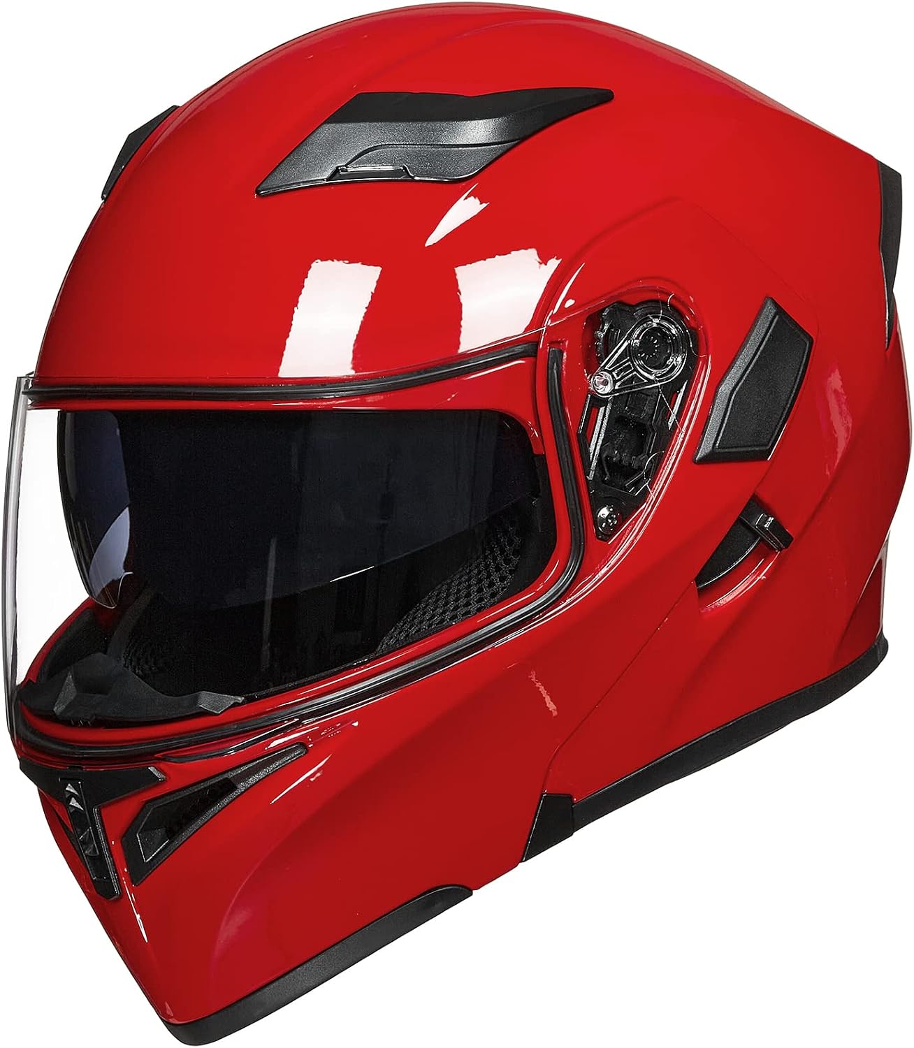 ILM Motorcycle Dual Visor Flip up Modular Full Face Helmet DOT Model 902/902L