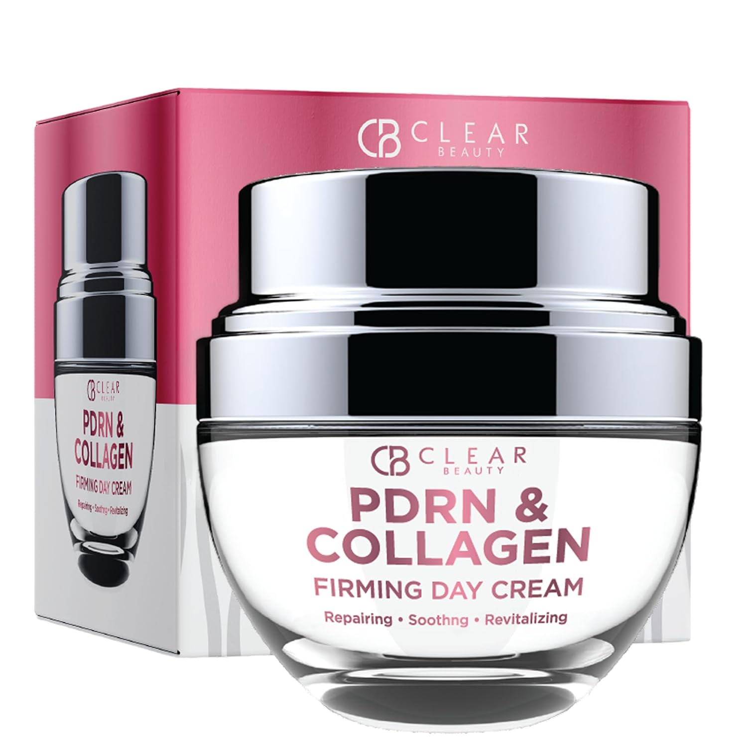 Clear Beauty 24K Gold & Collagen Day Cream Face Moisturizer – Dermatologist Tested, Anti Aging Korean Skin Care – Anti Wrinkle