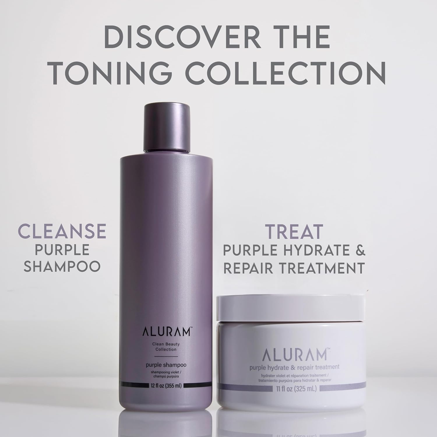 ALURAM Coconut Water Purple Shampoo for Women, Boosts Brightness, Banishes Brass, for All Hair Types