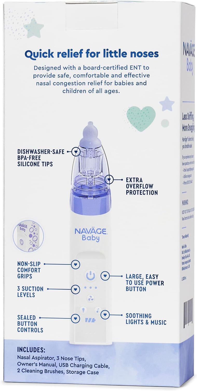 NAVAGE® Baby Nasal Aspirator, Lights & Lullabies