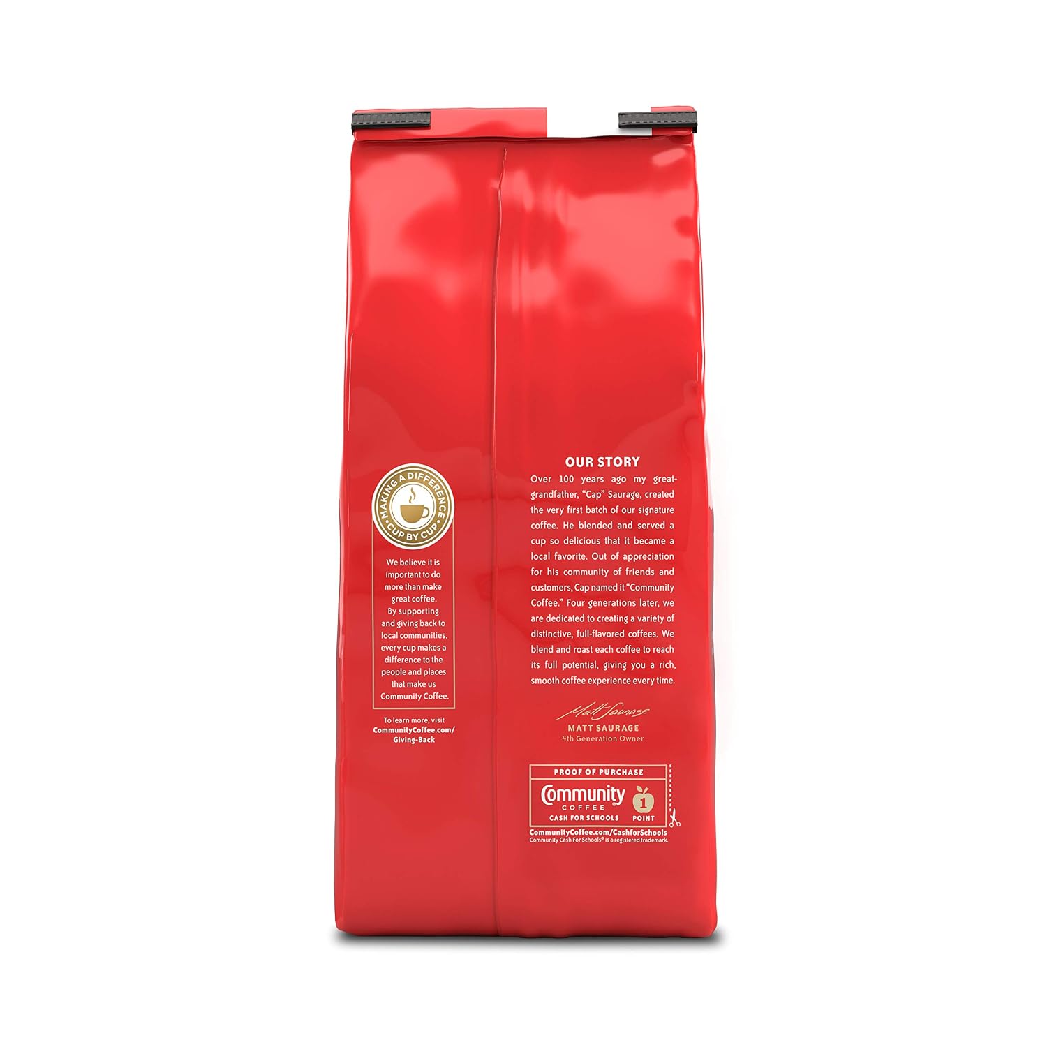 Community Coffee French Roast, Ground Coffee, Extra Dark Roast, 12 Ounce Bag (Pack of 1)