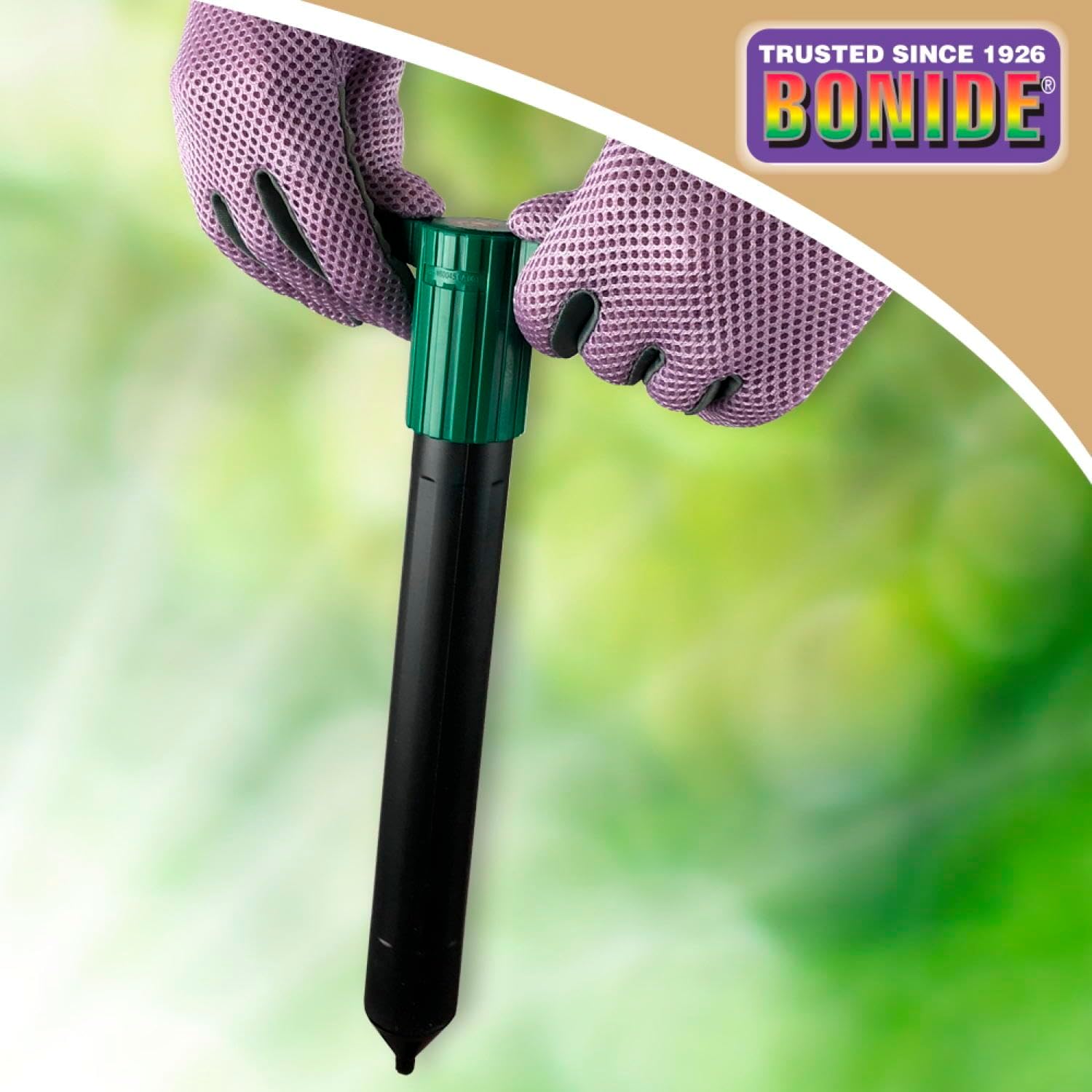 Bonide MoleMax Mole & Gopher Repeller Battery-Powered Sonic Spike | Animal Repellent Stake with Chatter Sound Technology