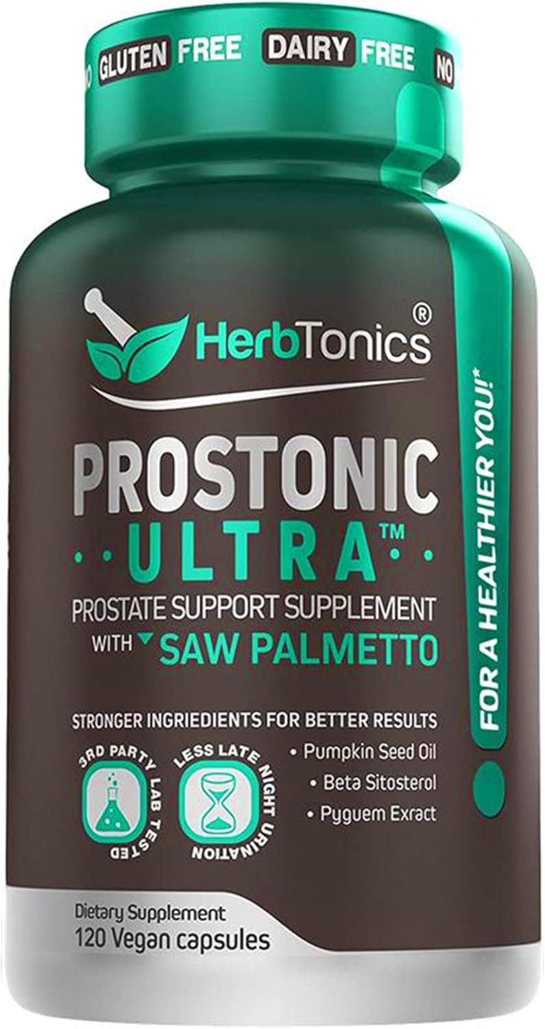 Dual Prostate & Hair Support for Men – Saw Palmetto, Beta-Sitosterol