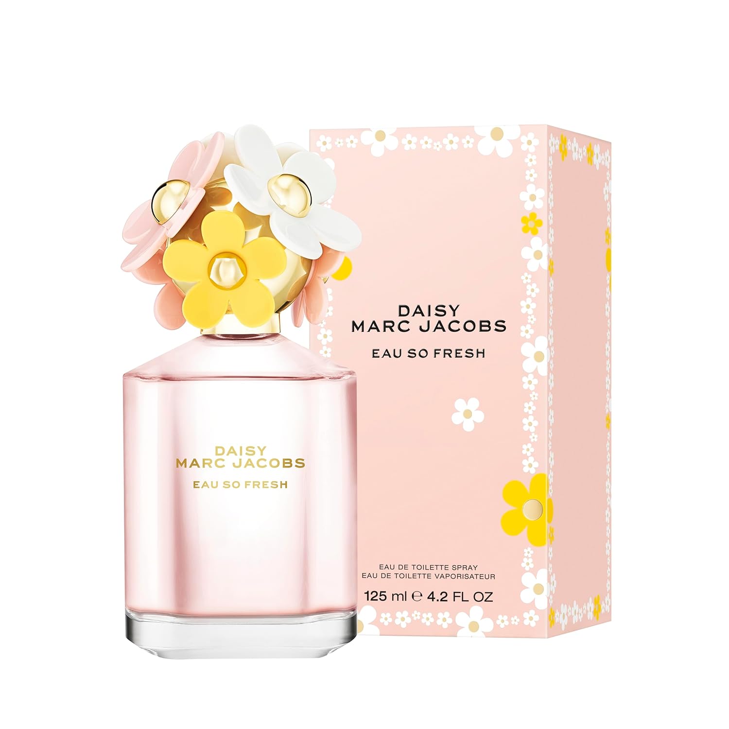 Marc Jacobs Daisy Eau So Fresh Eau de Toilette – Fresh Floral Women's Perfume – With Notes of Raspberry, Wild Rose, Grapefruit & Soft Musks