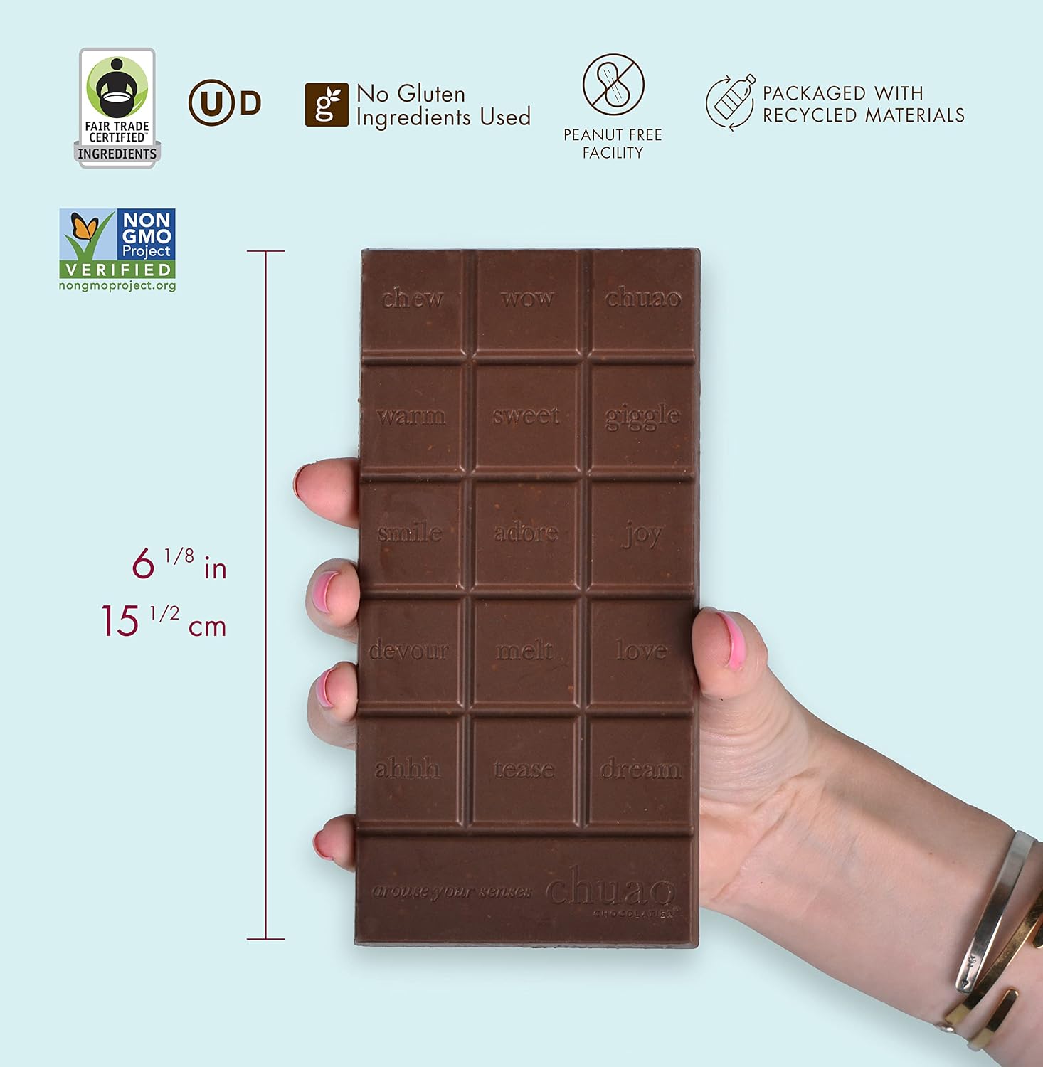 Chuao Chocolatier Ravishing Rocky Road Milk Chocolate Bars | Gourmet Almond Vegan Marshmallows Artisan No Preservatives | 10 Pack (2.8 oz each)