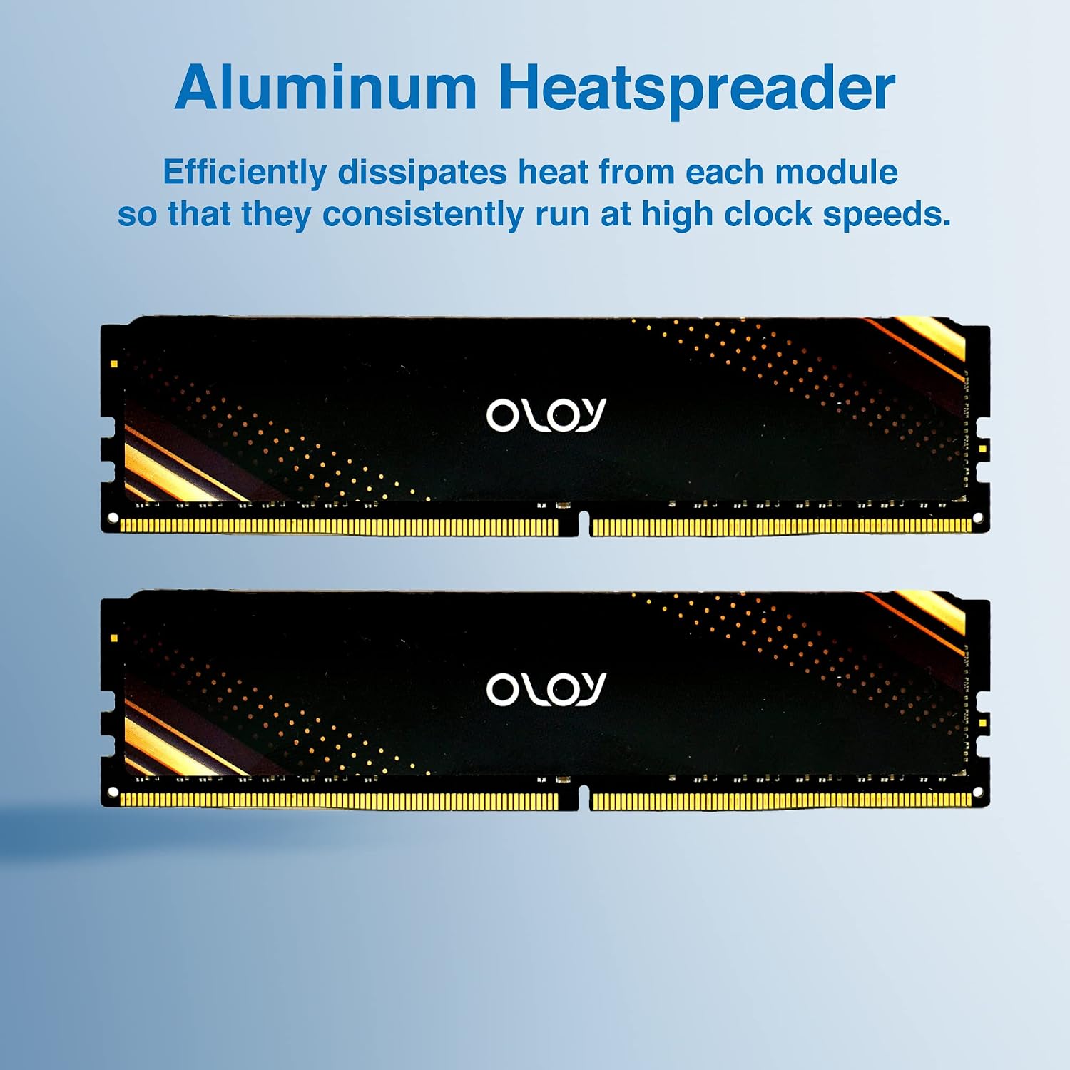 OLOy DDR4 RAM 16GB (2x8GB) Black Owl 2666 MHz CL19 1.2V 288-Pin Desktop UDIMM (MD4U082619BJDA)