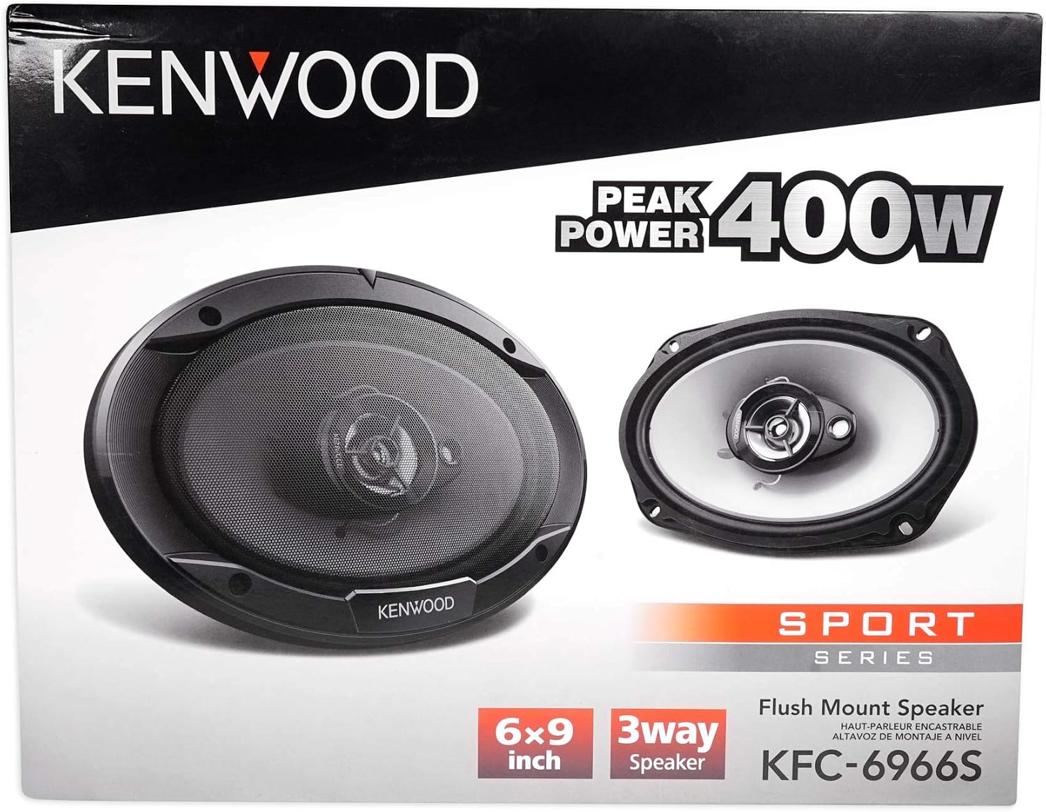 Kenwood 6x9" Rear Factory Speaker Replacement Kit For 1995-2000 Dodge Avenger