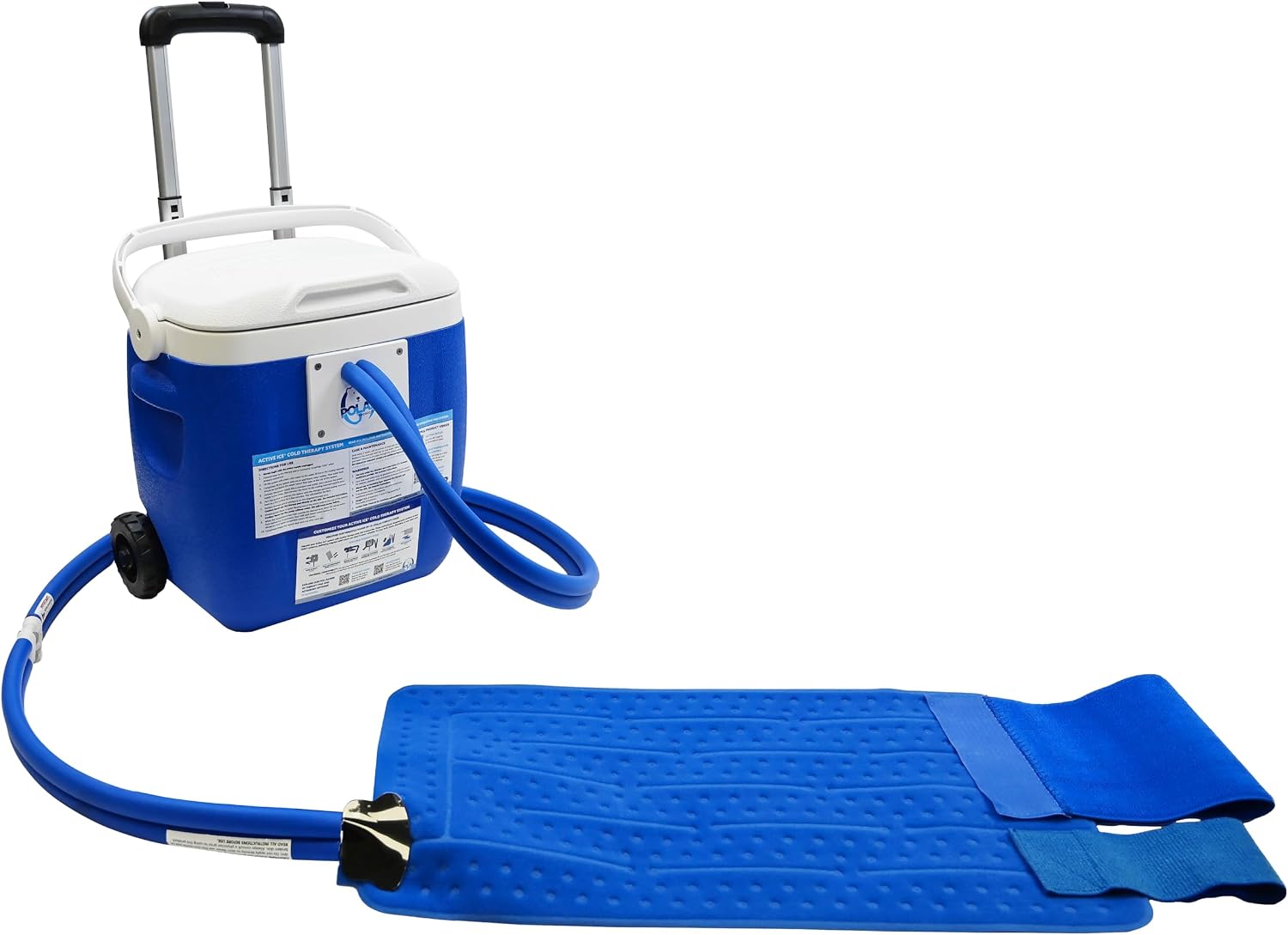 Polar Active Ice 3.0 Cold Therapy Ice Machine System w Programmable Timer, Shoulder Pad & Compression Wrap for Targeted Coverage