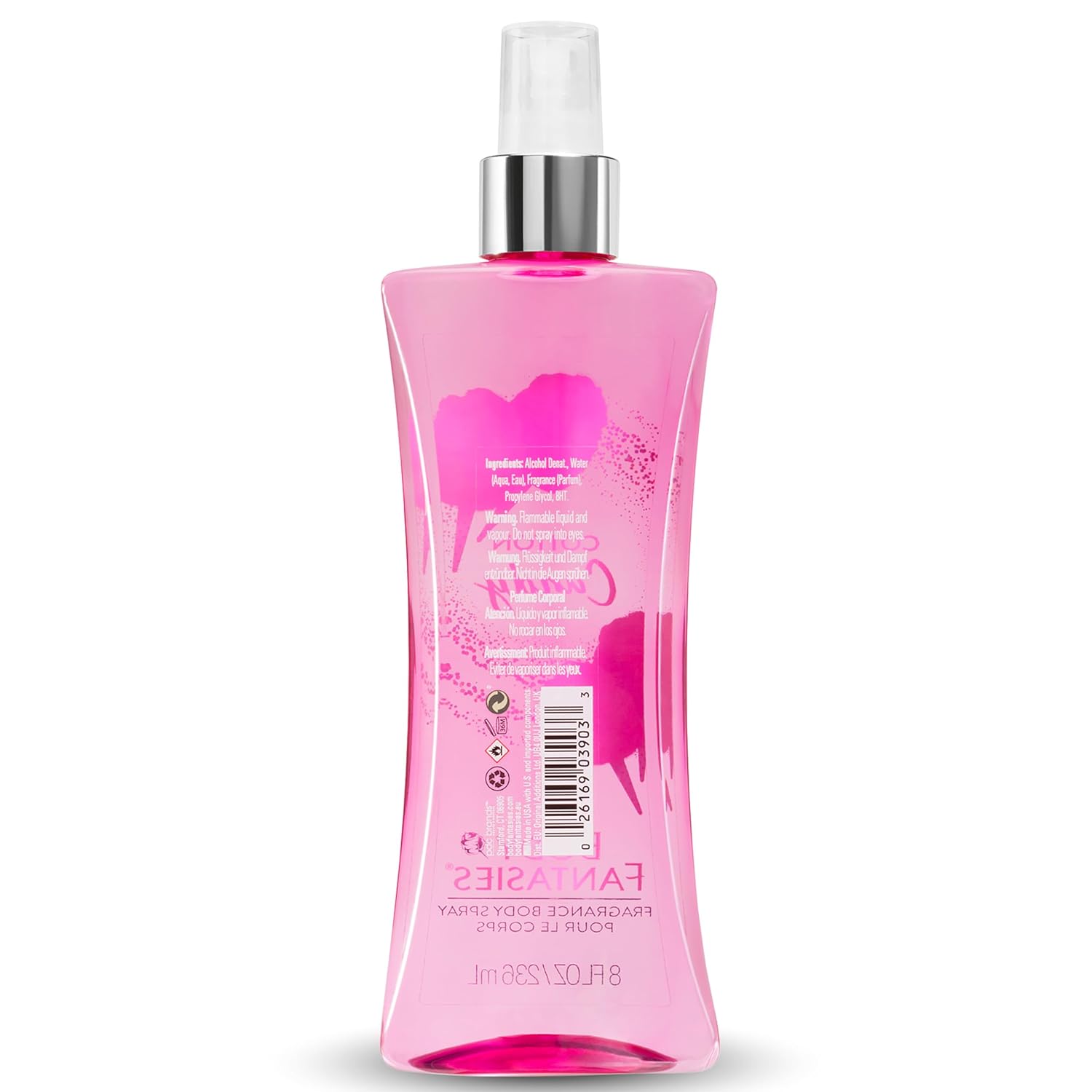 Body Fantasies Signature Fragrance Body Spray, Fresh White Musk, 8 Fluid Ounce