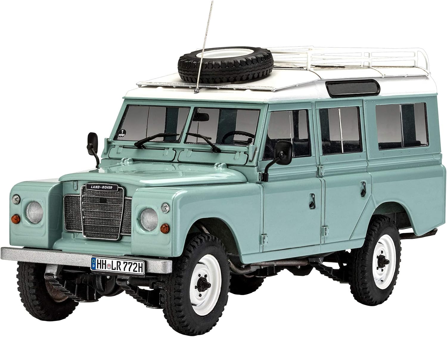 Revell 85-4498 Land Rover Series III 109 Model Truck Kit 1:24 Scale 184-Piece Skill Level 5 Plastic Model Building Kit, Blue