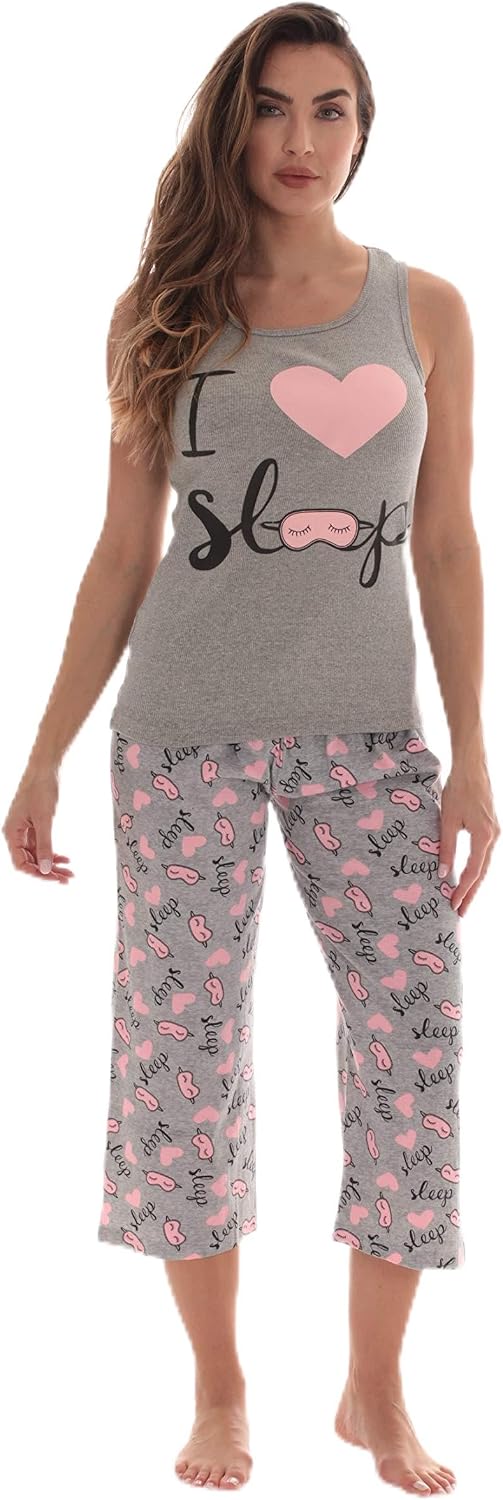 Just Love 100% Cotton Capri Sets Women Sleepwear
