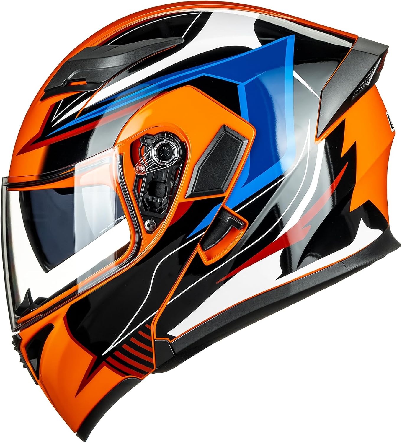 ILM Motorcycle Dual Visor Flip up Modular Full Face Helmet DOT Model 902/902L