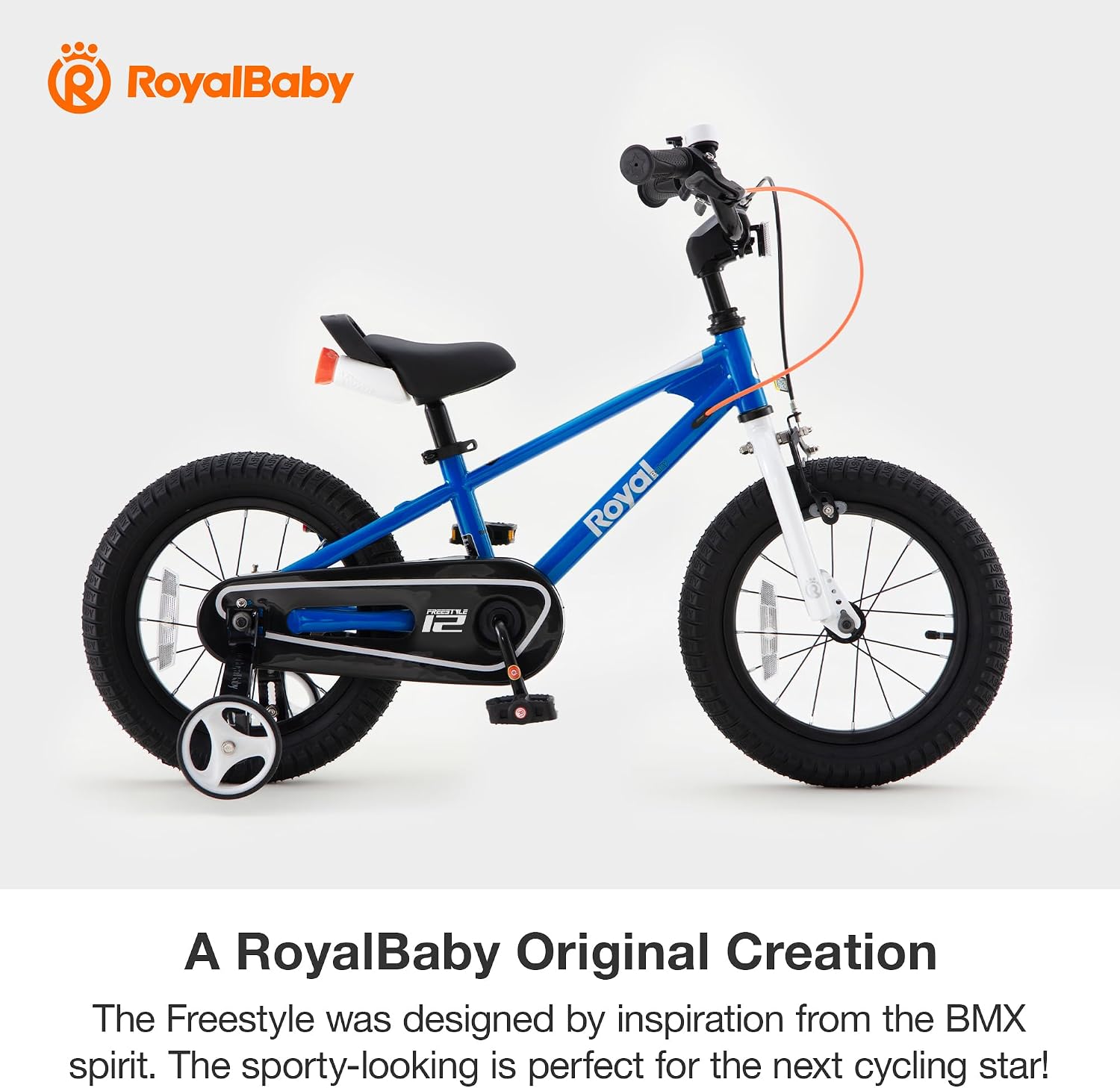 RoyalBaby Freestyle Kids Bike 12 14 16 18 20 Inch Bicycle for Boys Girls Ages 3-10 Years, Multiple Color Options