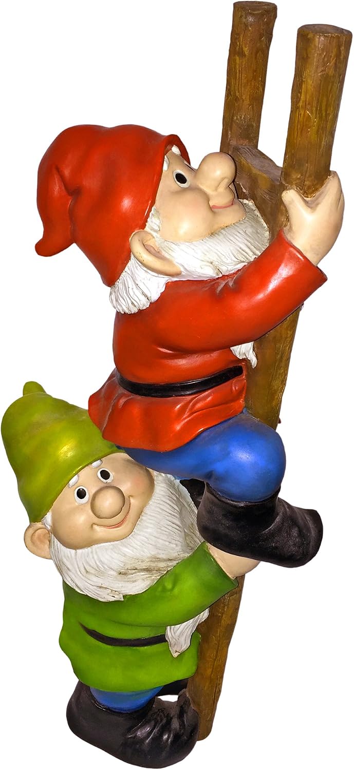 Design Toscano Garden Gnome Statue - Digger The Gnome - Outdoor Garden Gnomes - Funny Lawn Gnome Statues